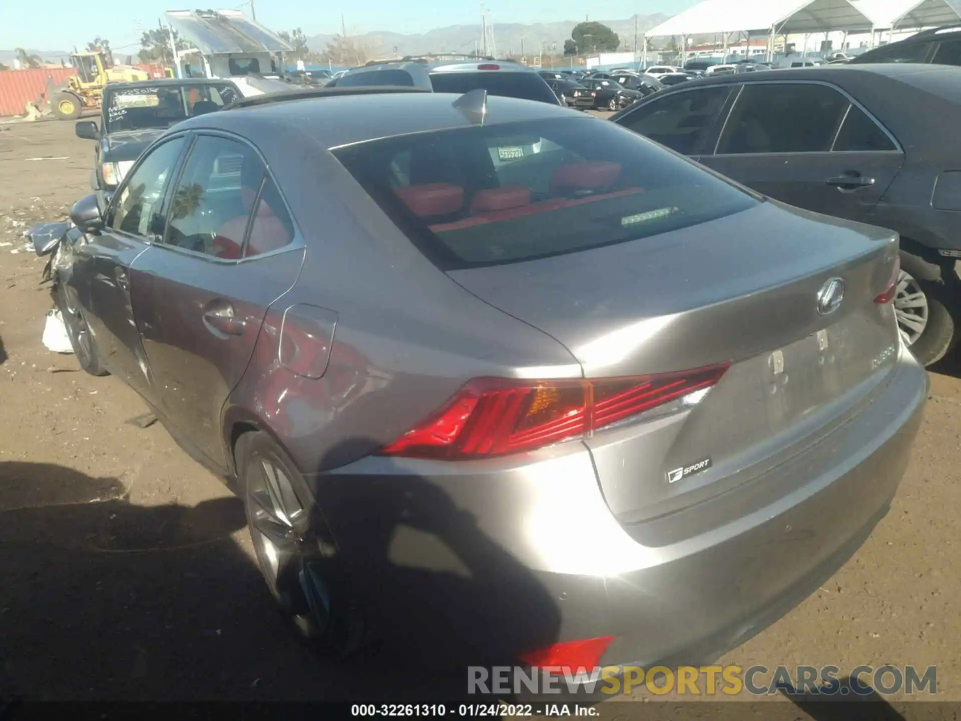 2 Photograph of a damaged car JTHBA1D26K5087298 LEXUS IS 2019