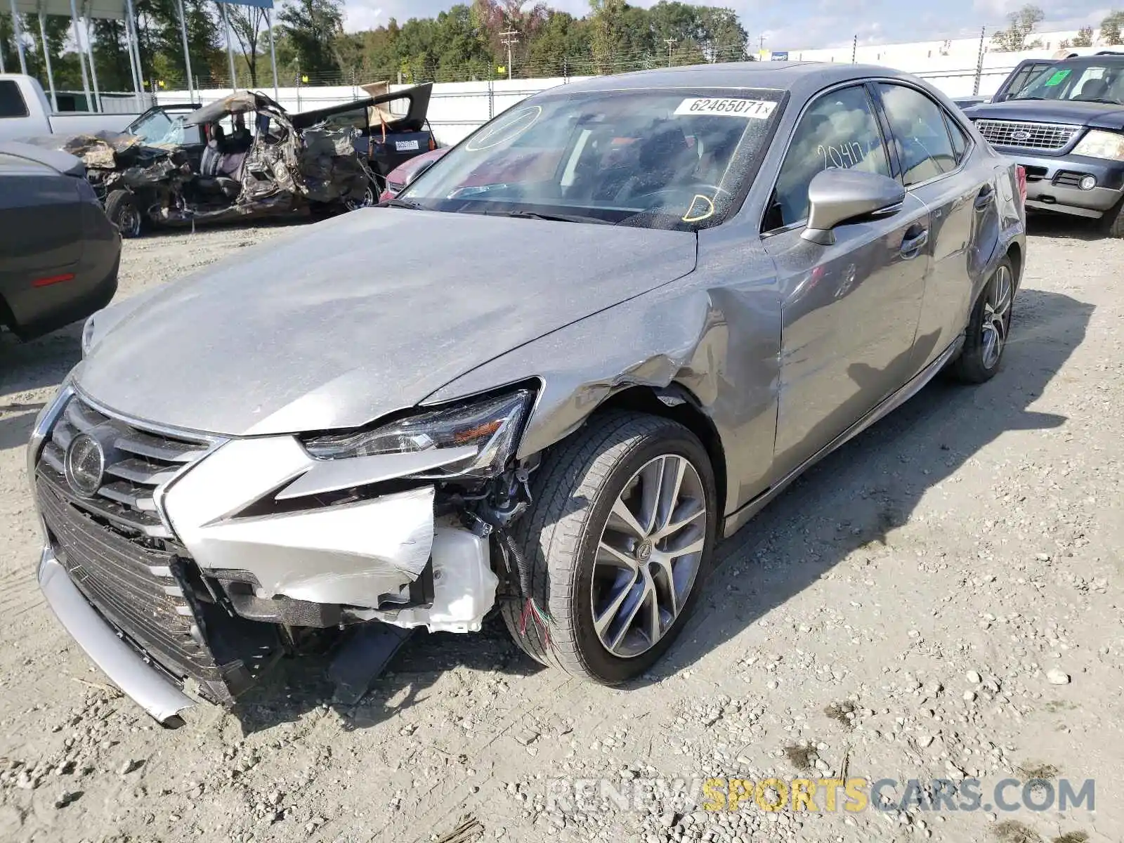 2 Photograph of a damaged car JTHBA1D26K5088516 LEXUS IS 2019