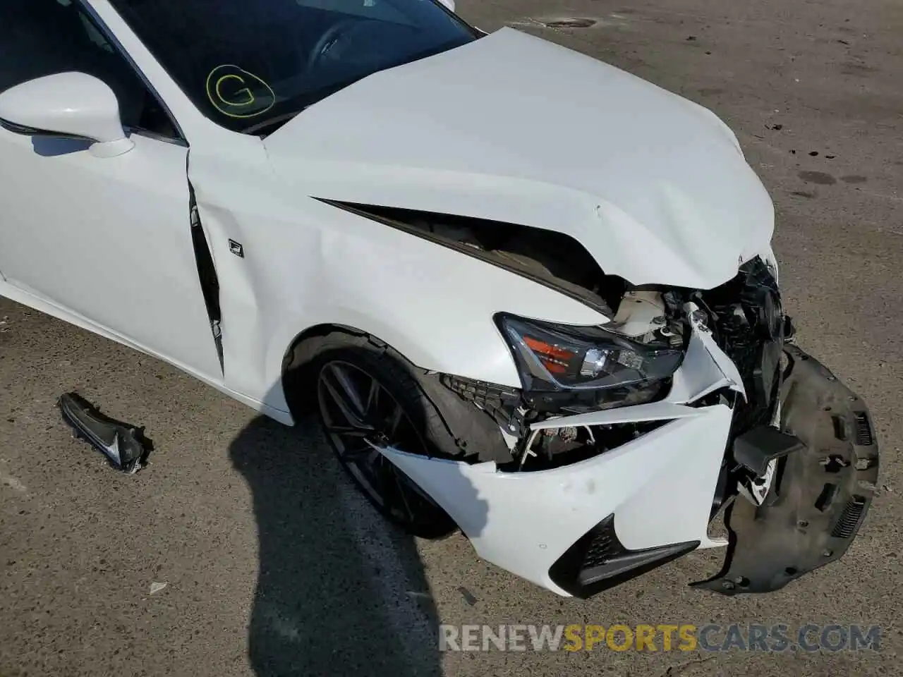 9 Photograph of a damaged car JTHBA1D26K5088760 LEXUS IS 2019