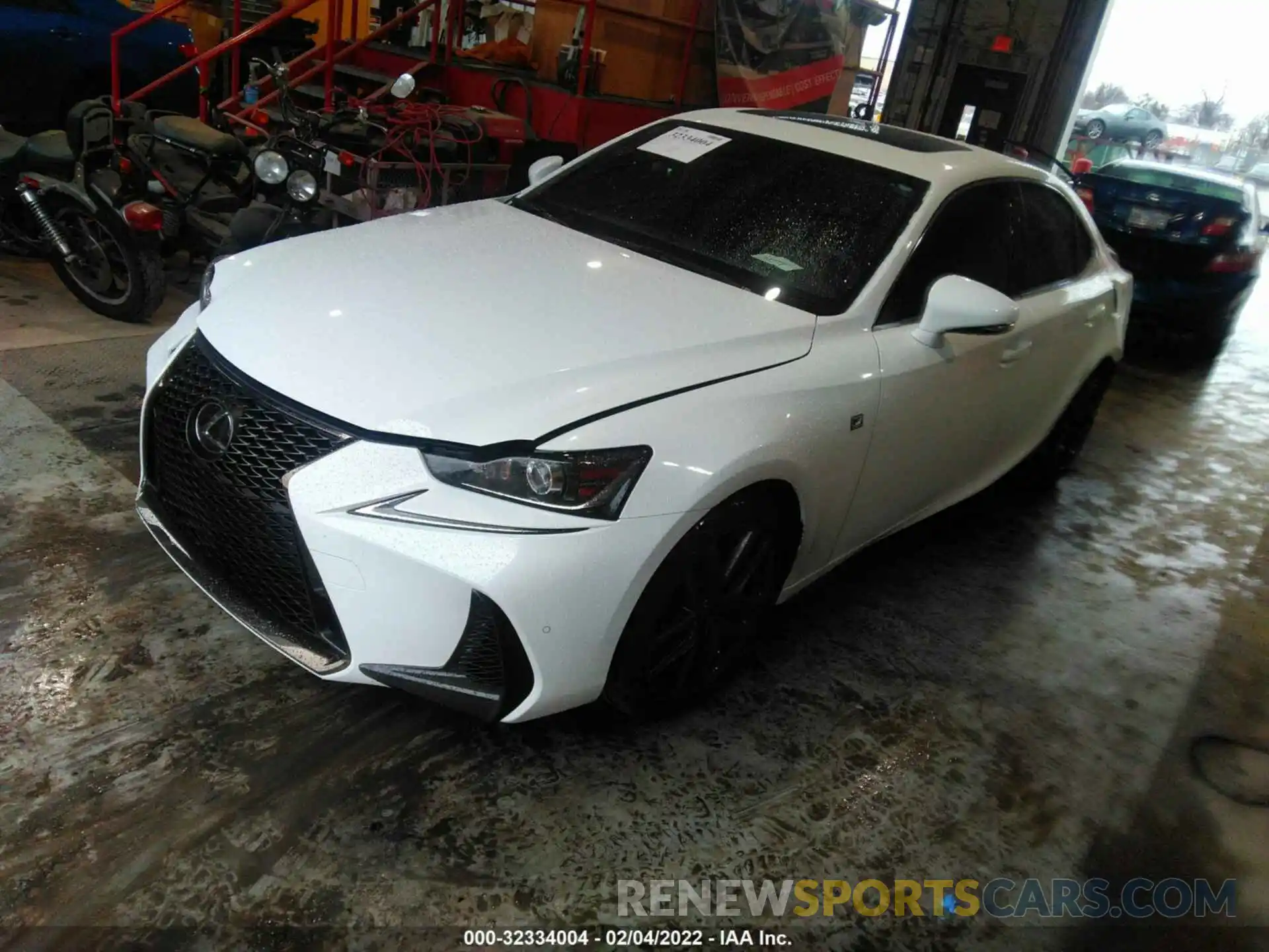 2 Photograph of a damaged car JTHBA1D26K5090153 LEXUS IS 2019