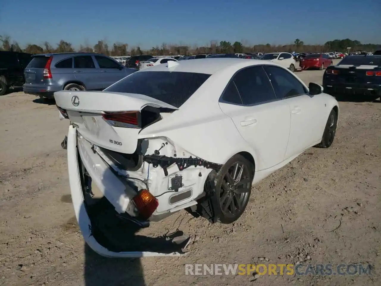 4 Photograph of a damaged car JTHBA1D26K5091870 LEXUS IS 2019