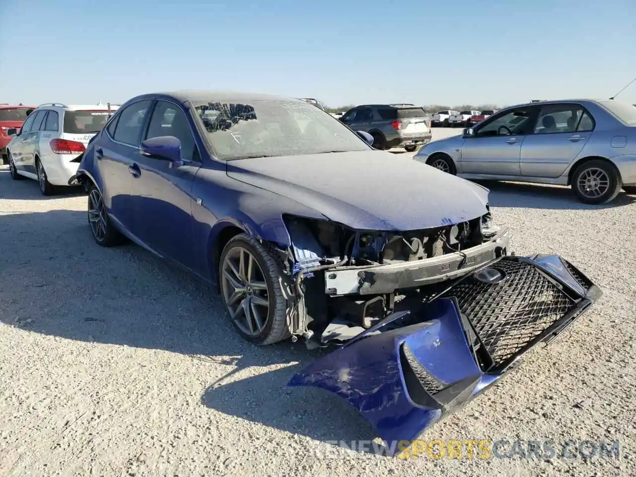 1 Photograph of a damaged car JTHBA1D26K5094011 LEXUS IS 2019