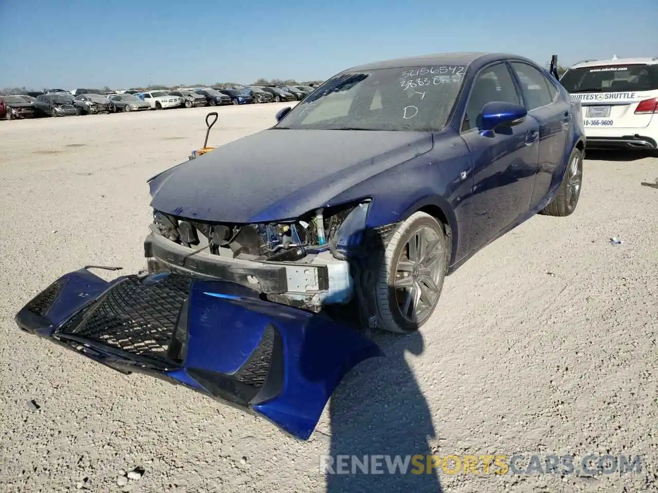 2 Photograph of a damaged car JTHBA1D26K5094011 LEXUS IS 2019