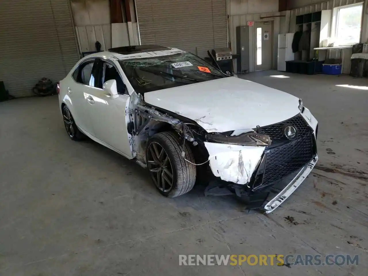 1 Photograph of a damaged car JTHBA1D26K5096213 LEXUS IS 2019