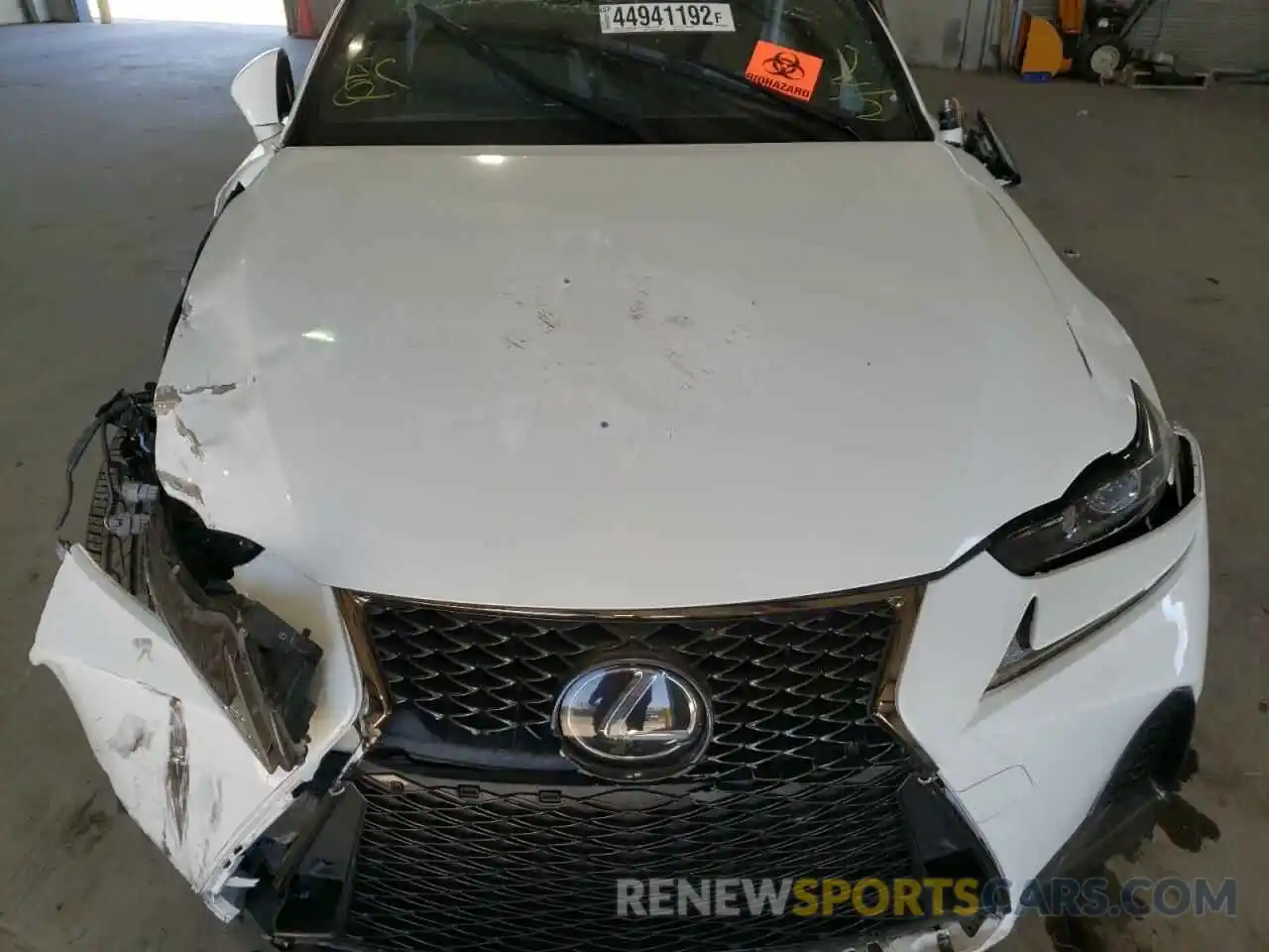 7 Photograph of a damaged car JTHBA1D26K5096213 LEXUS IS 2019