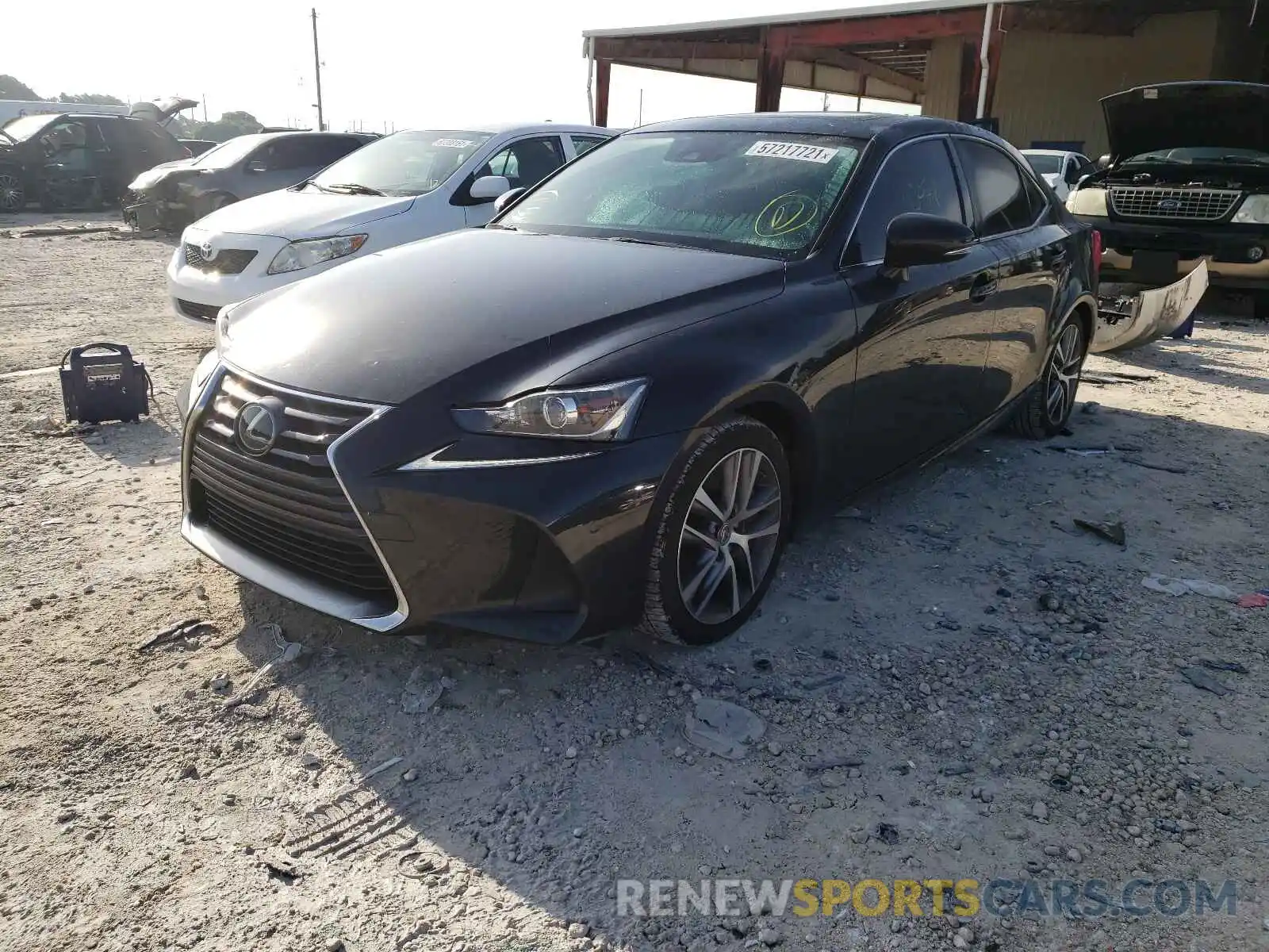 2 Photograph of a damaged car JTHBA1D26K5097751 LEXUS IS 2019