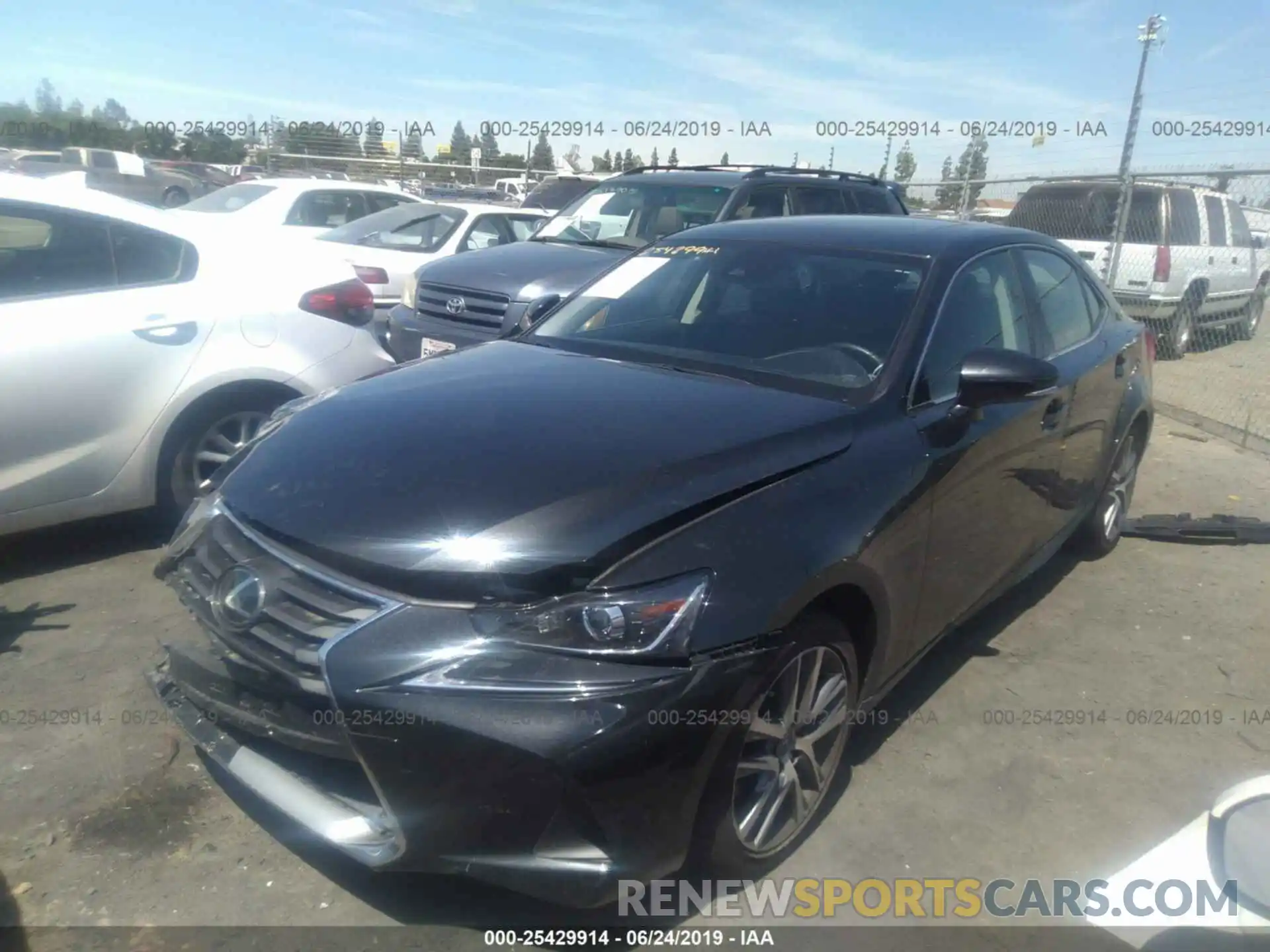 2 Photograph of a damaged car JTHBA1D27K5086807 LEXUS IS 2019