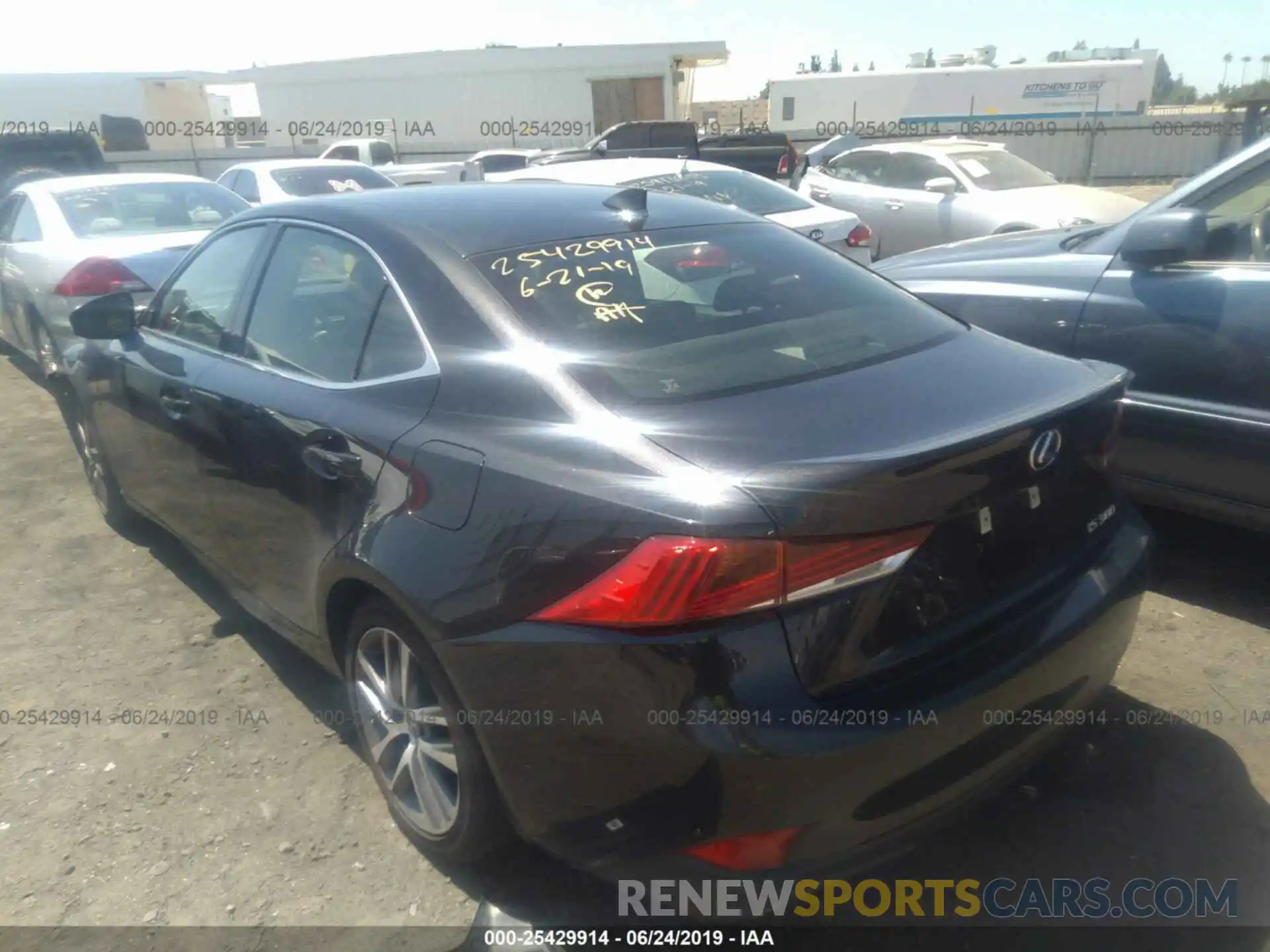 3 Photograph of a damaged car JTHBA1D27K5086807 LEXUS IS 2019