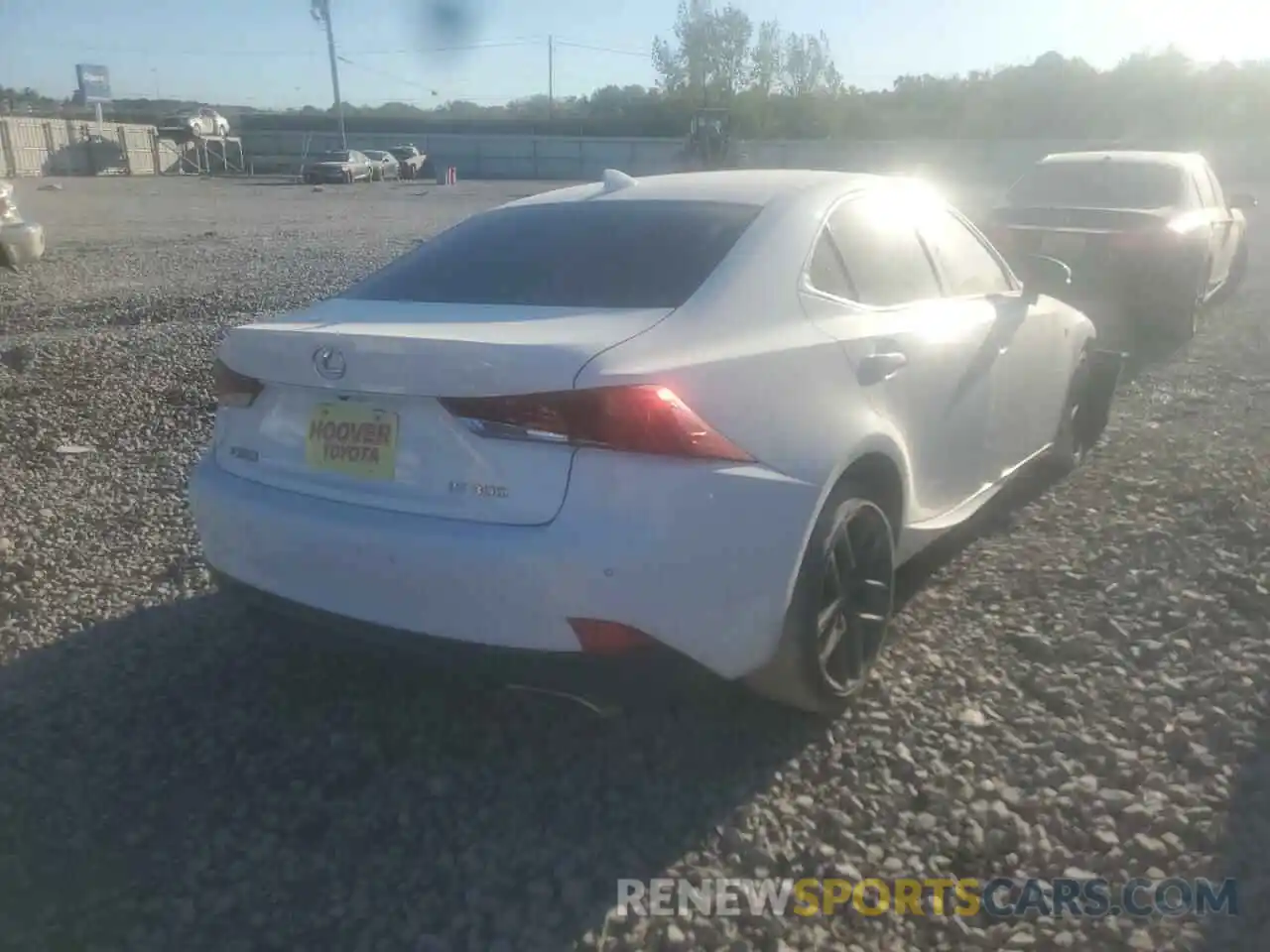 4 Photograph of a damaged car JTHBA1D27K5087133 LEXUS IS 2019