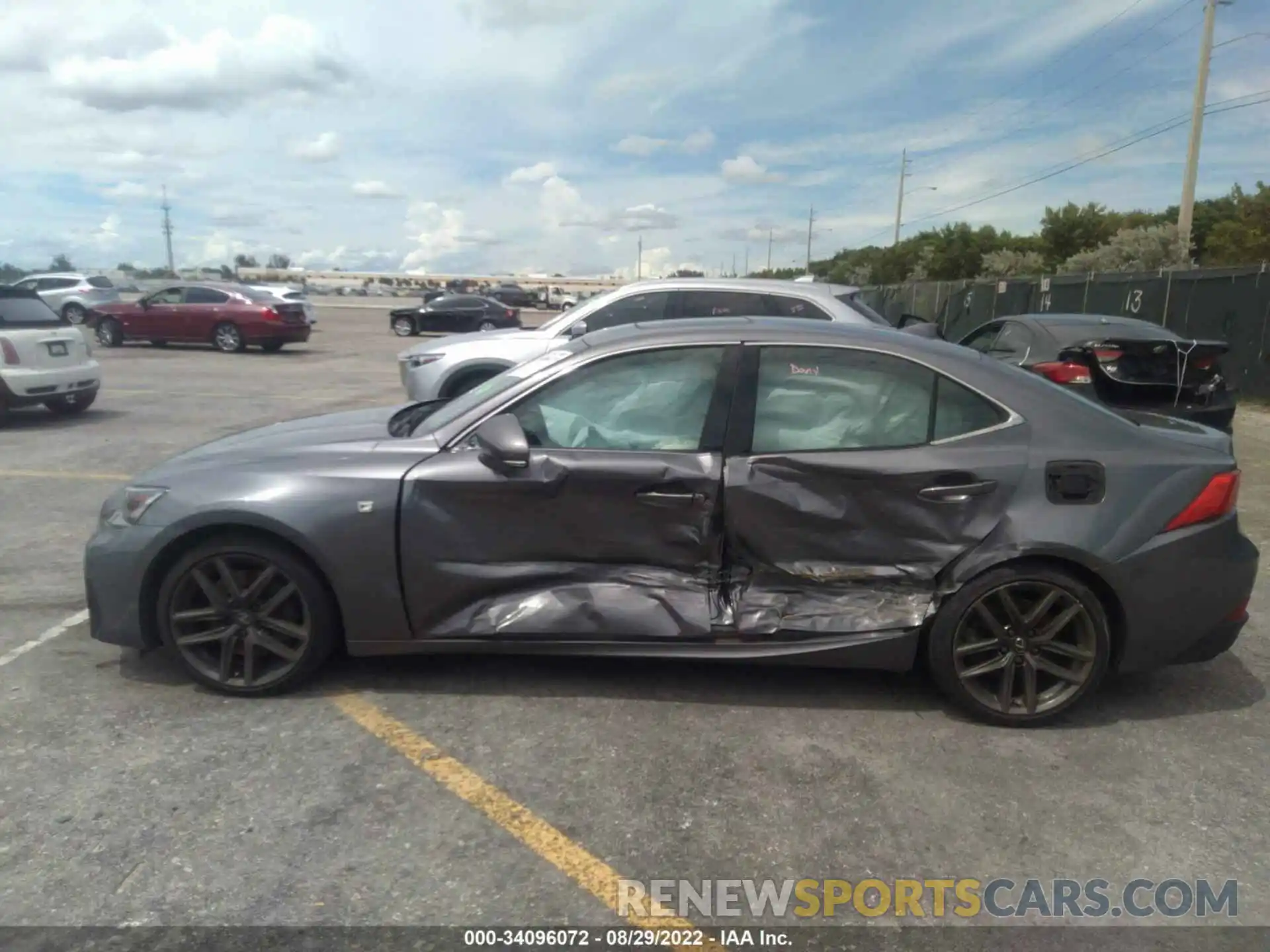 6 Photograph of a damaged car JTHBA1D27K5089044 LEXUS IS 2019