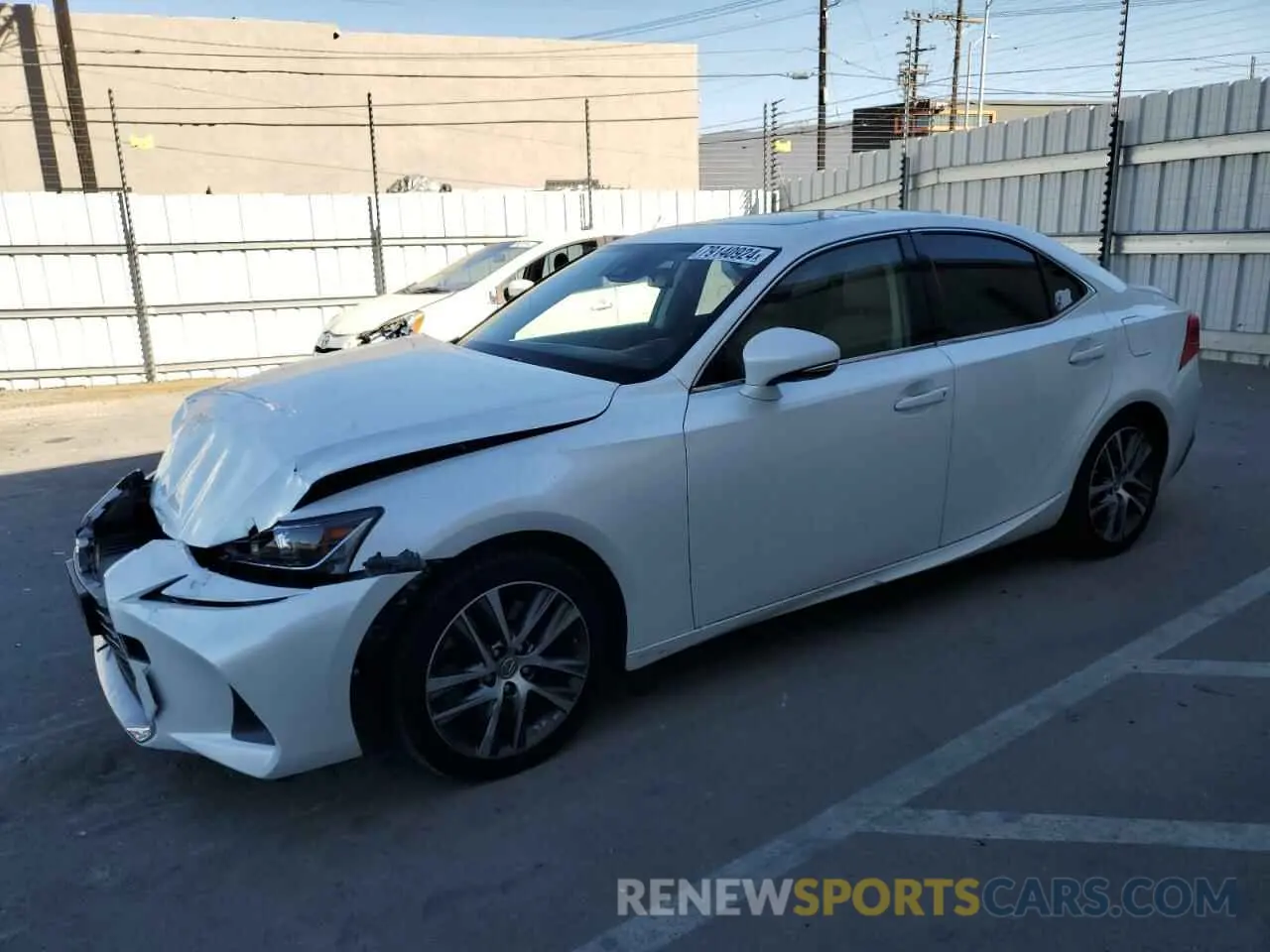 1 Photograph of a damaged car JTHBA1D27K5089867 LEXUS IS 2019