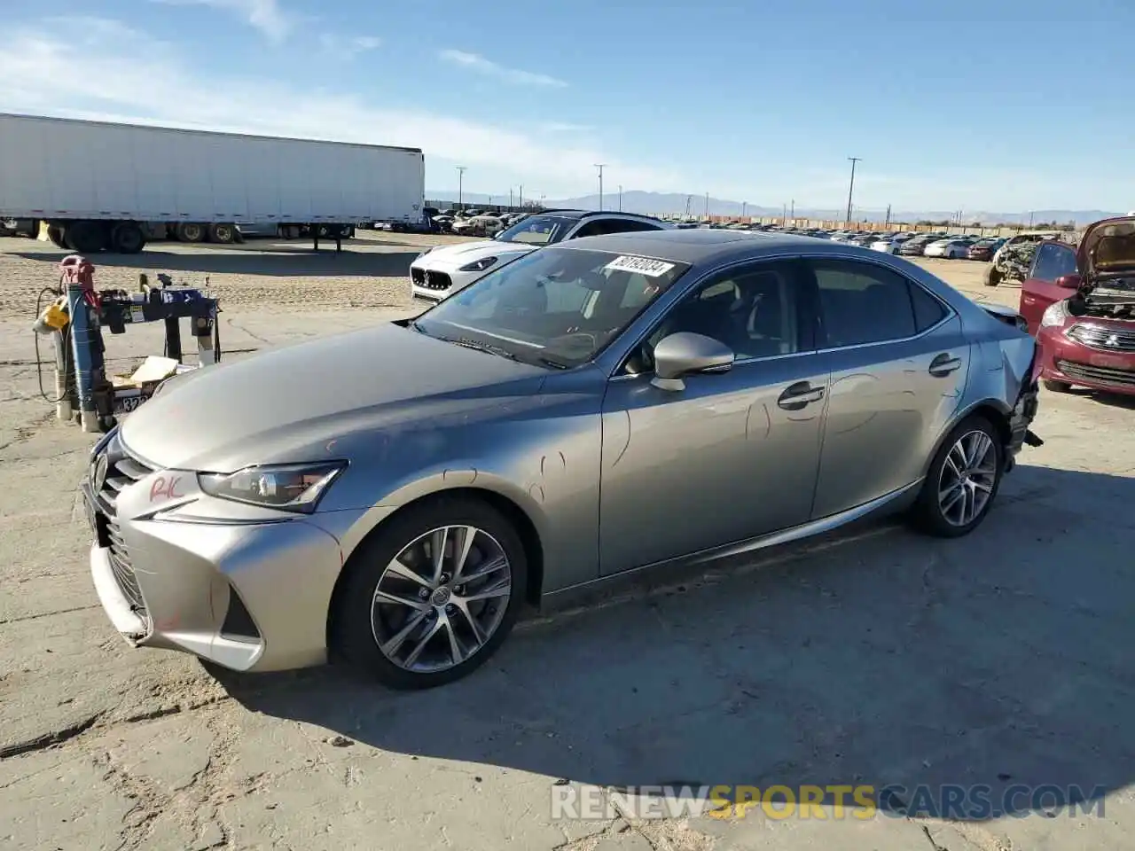 1 Photograph of a damaged car JTHBA1D27K5090114 LEXUS IS 2019