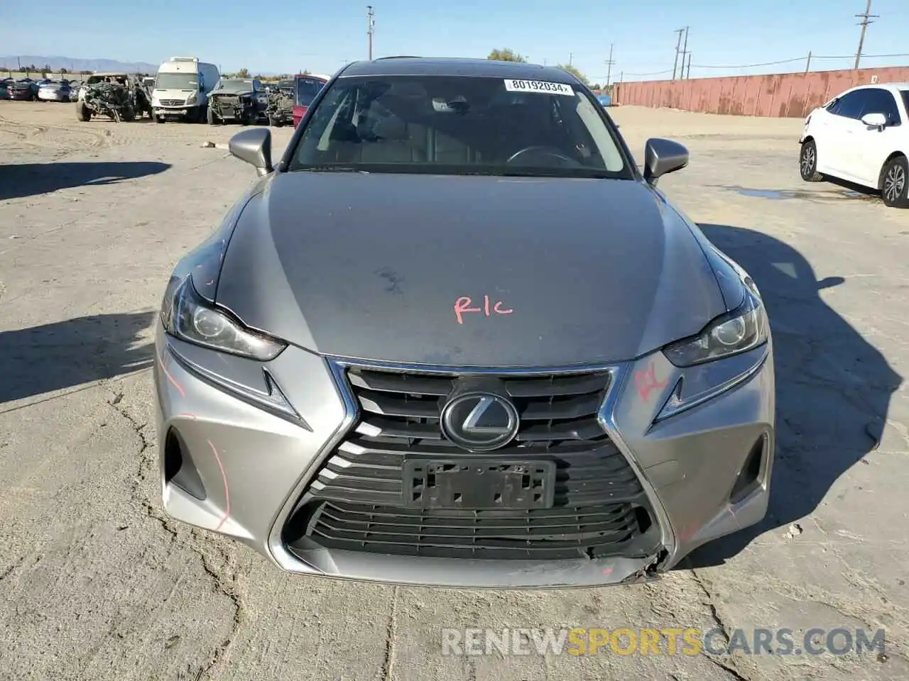 5 Photograph of a damaged car JTHBA1D27K5090114 LEXUS IS 2019