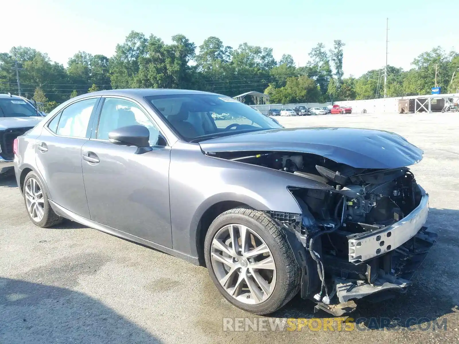 1 Photograph of a damaged car JTHBA1D27K5091098 LEXUS IS 2019