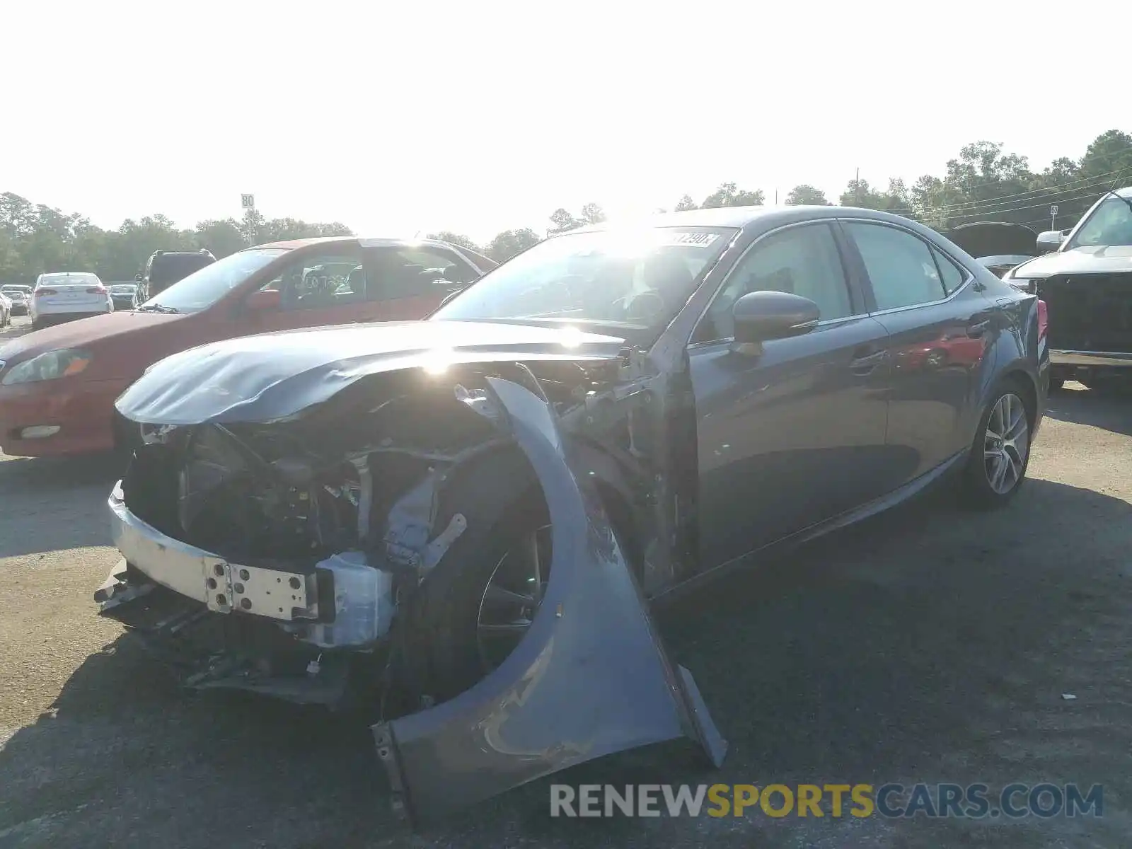 2 Photograph of a damaged car JTHBA1D27K5091098 LEXUS IS 2019