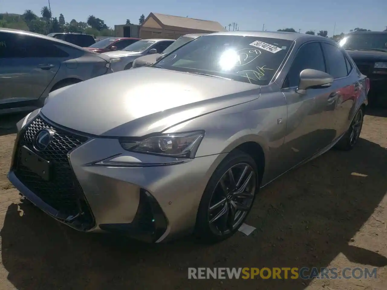 2 Photograph of a damaged car JTHBA1D27K5091182 LEXUS IS 2019