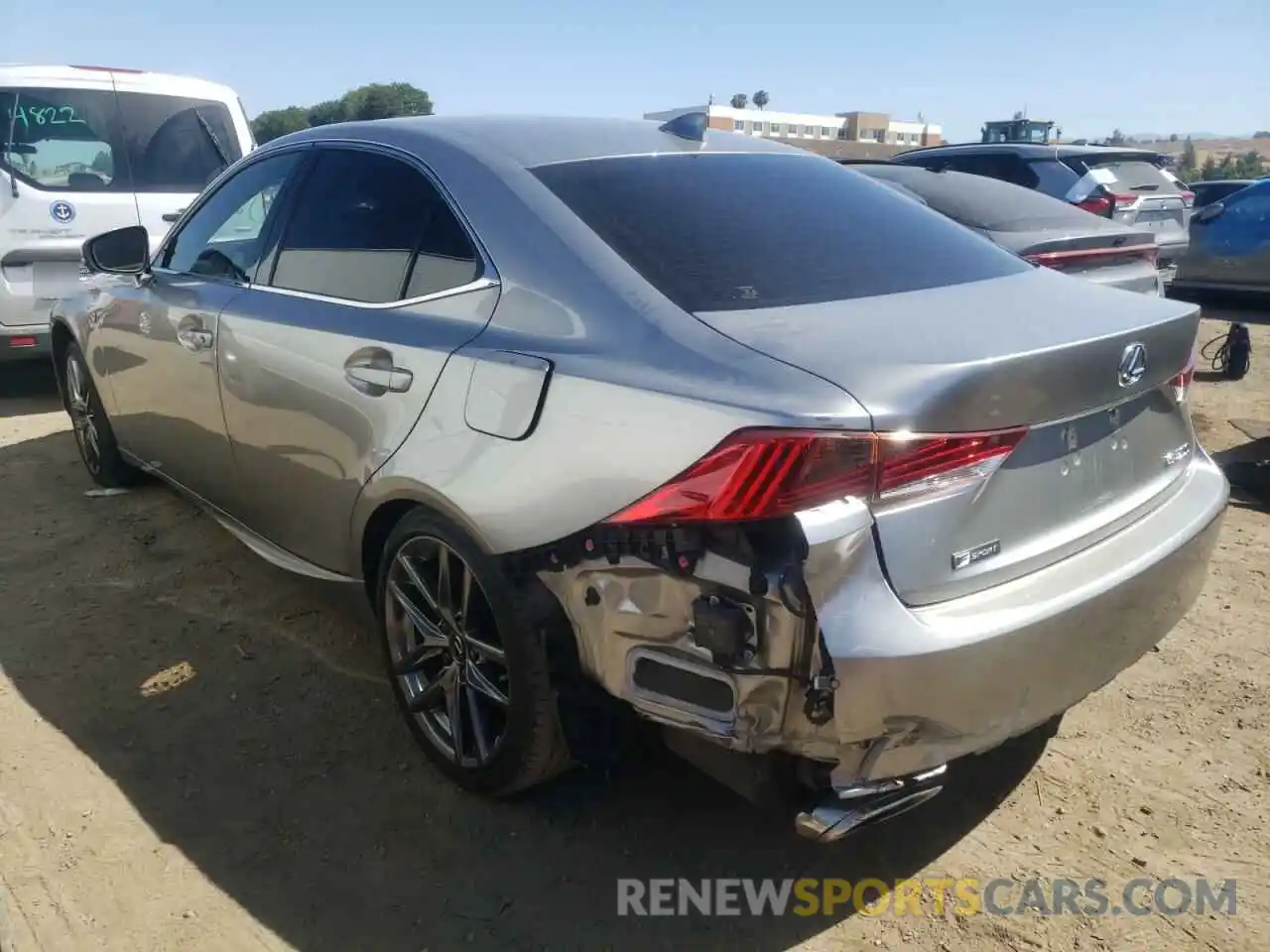 3 Photograph of a damaged car JTHBA1D27K5091182 LEXUS IS 2019