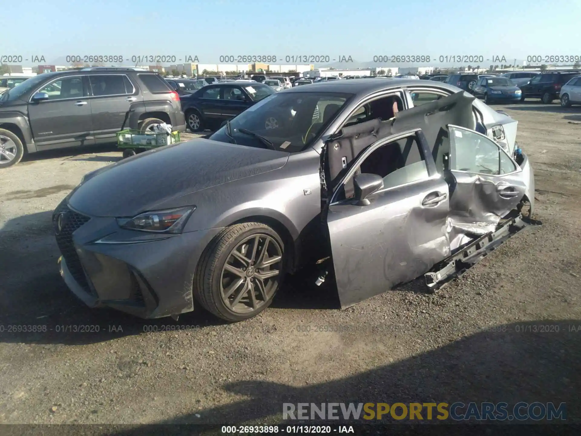 2 Photograph of a damaged car JTHBA1D27K5093532 LEXUS IS 2019