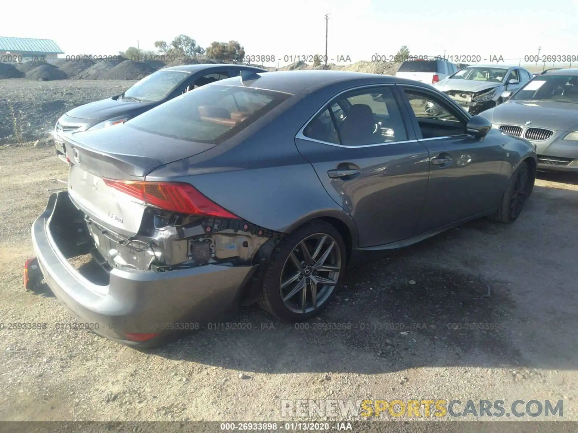 4 Photograph of a damaged car JTHBA1D27K5093532 LEXUS IS 2019