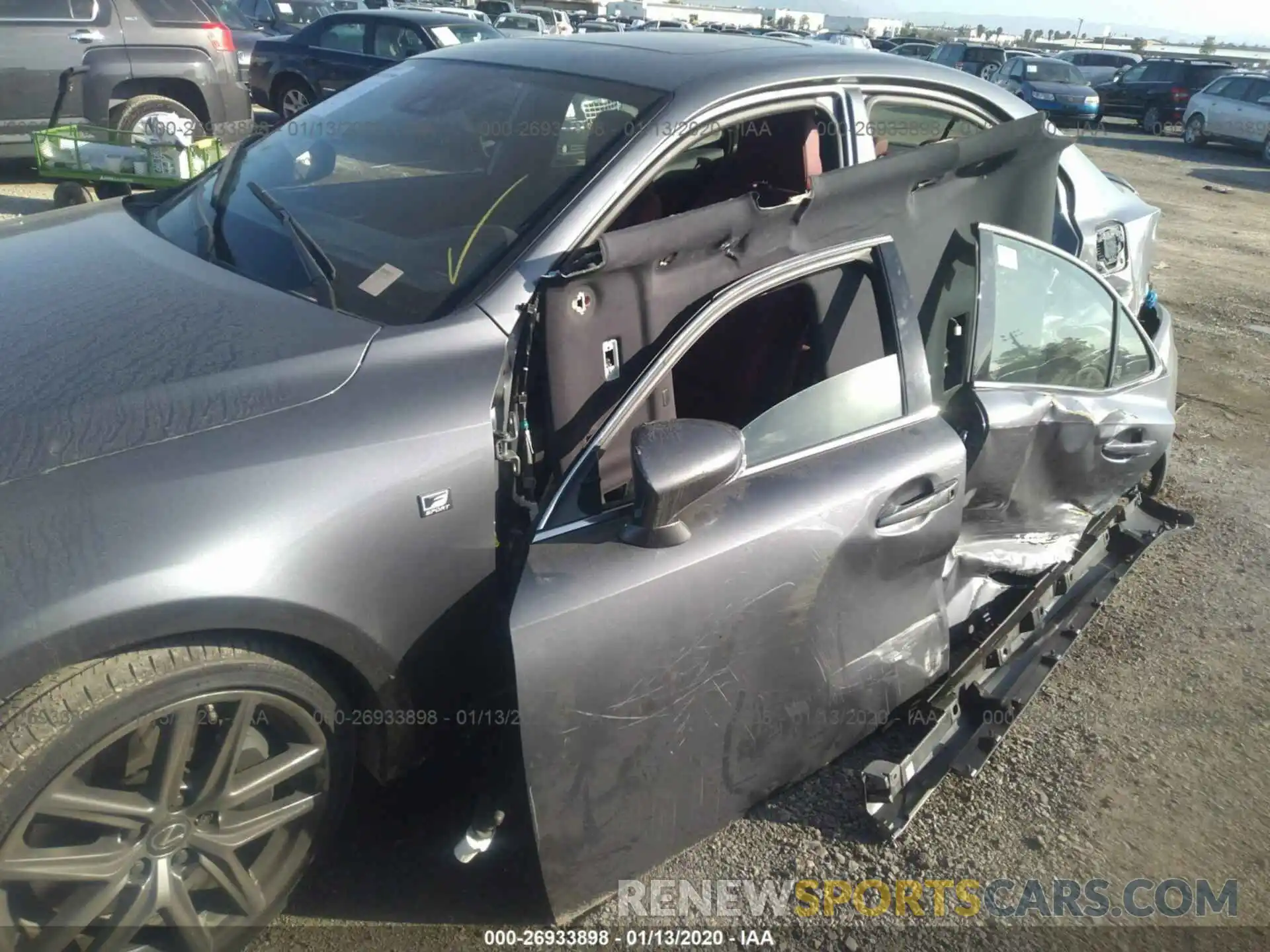 6 Photograph of a damaged car JTHBA1D27K5093532 LEXUS IS 2019