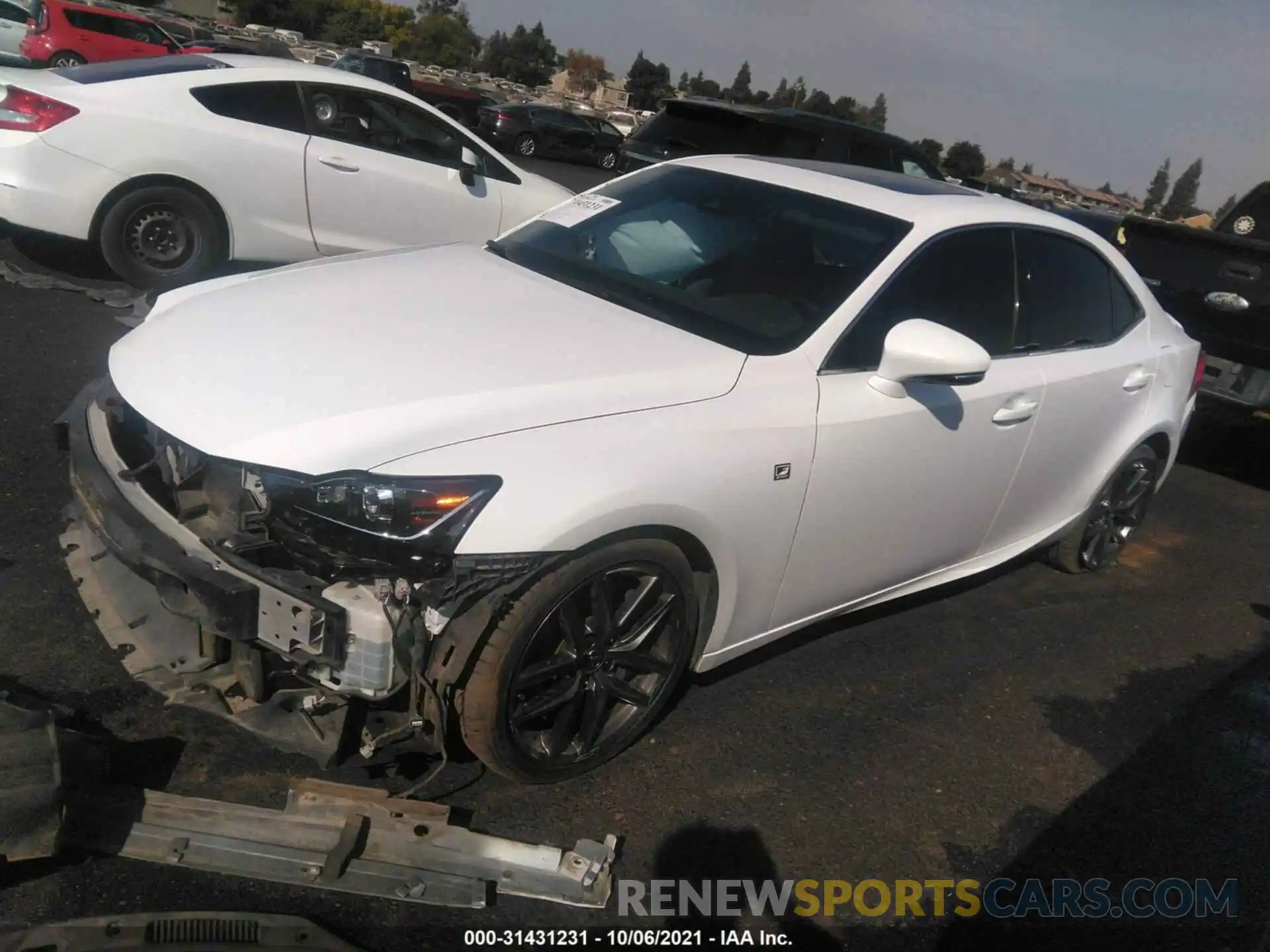 2 Photograph of a damaged car JTHBA1D27K5098293 LEXUS IS 2019