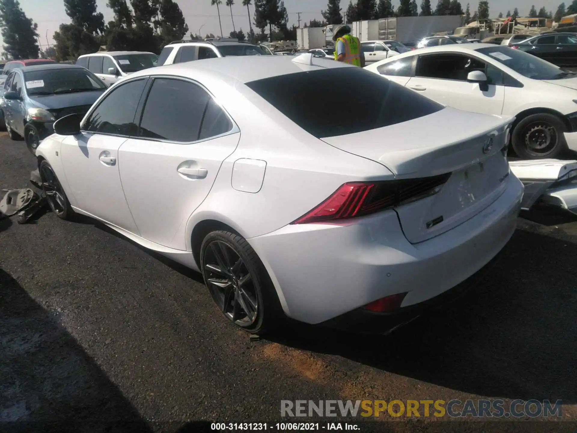 3 Photograph of a damaged car JTHBA1D27K5098293 LEXUS IS 2019