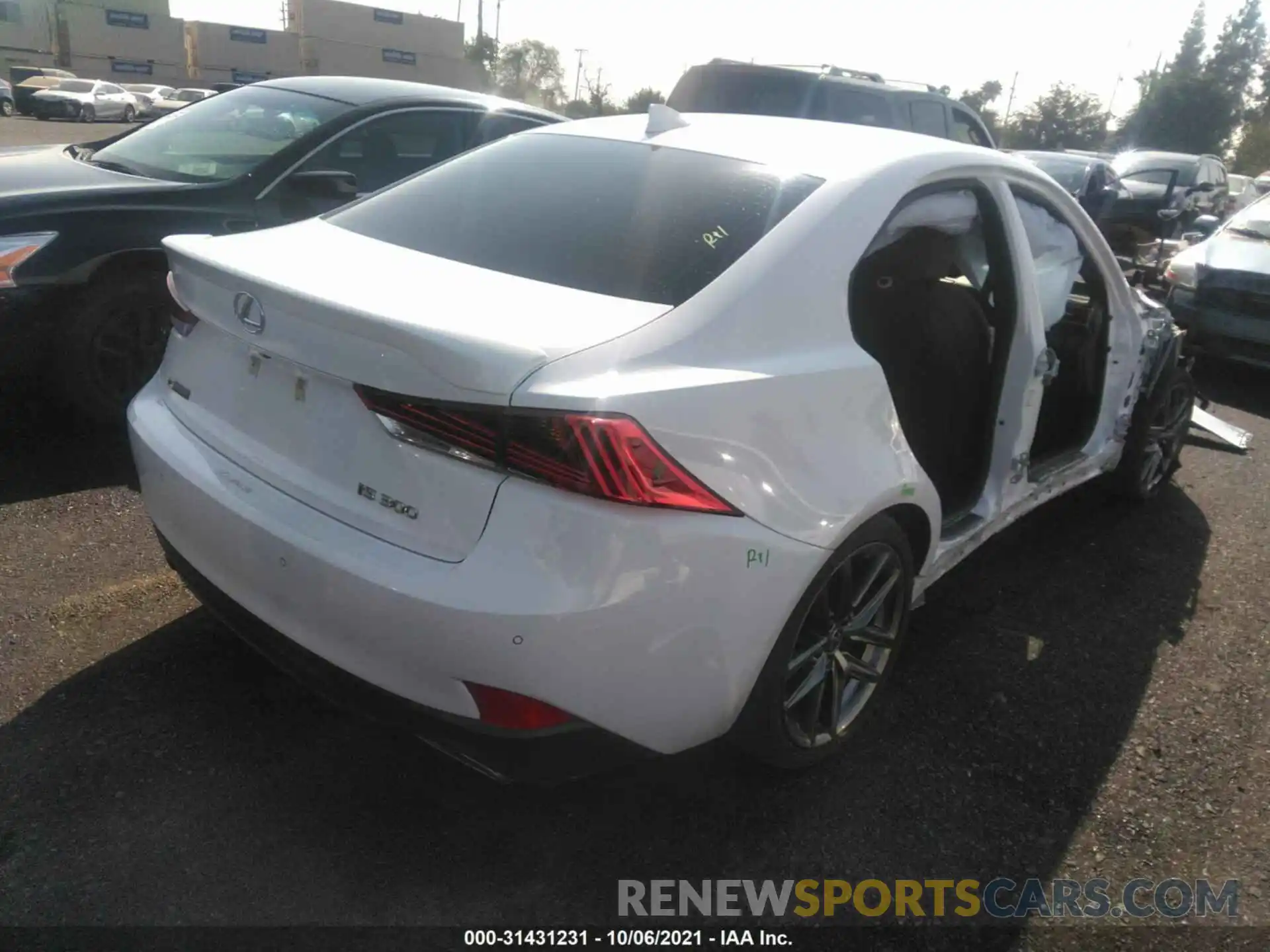 4 Photograph of a damaged car JTHBA1D27K5098293 LEXUS IS 2019