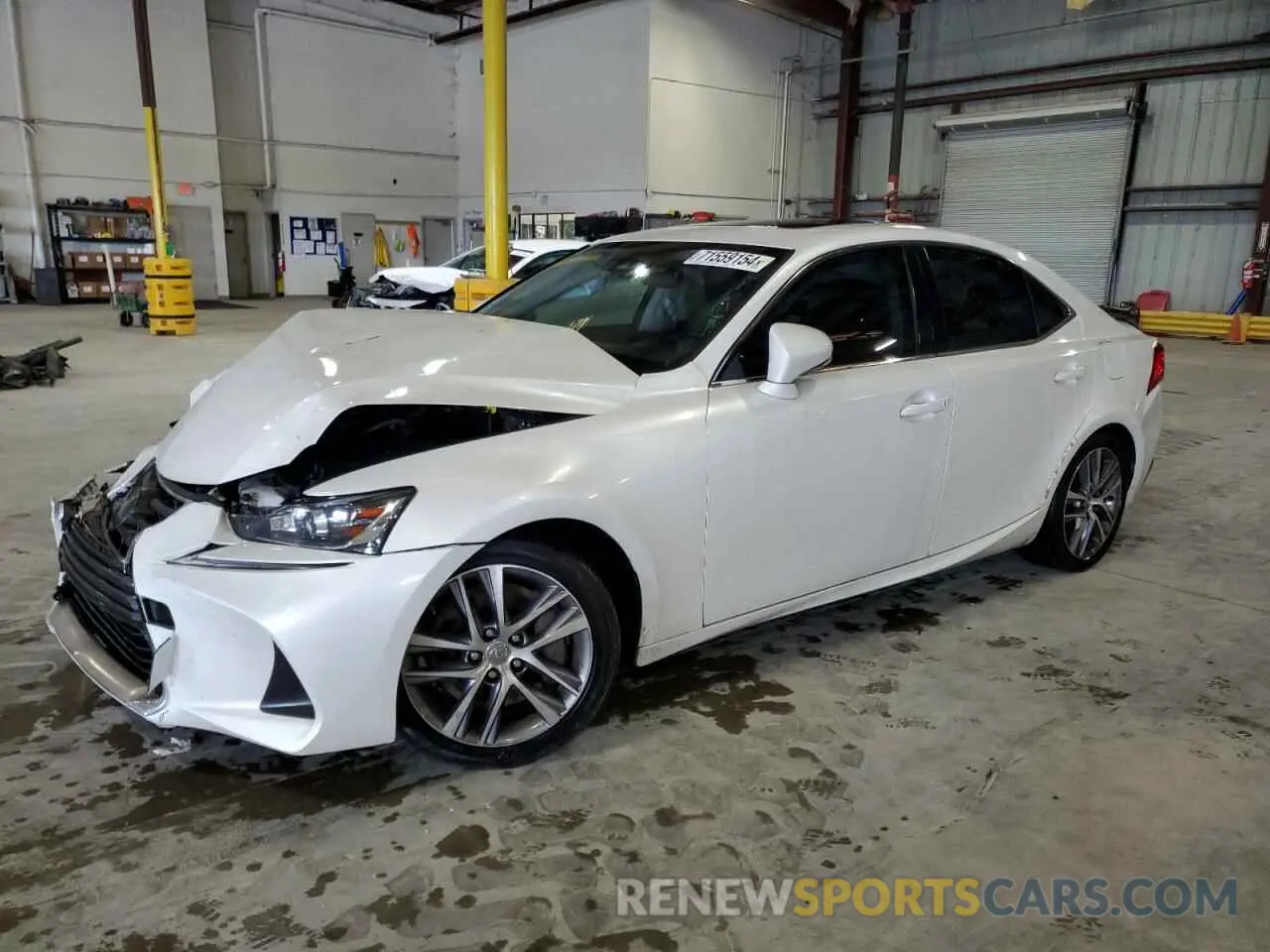 1 Photograph of a damaged car JTHBA1D27K5098617 LEXUS IS 2019