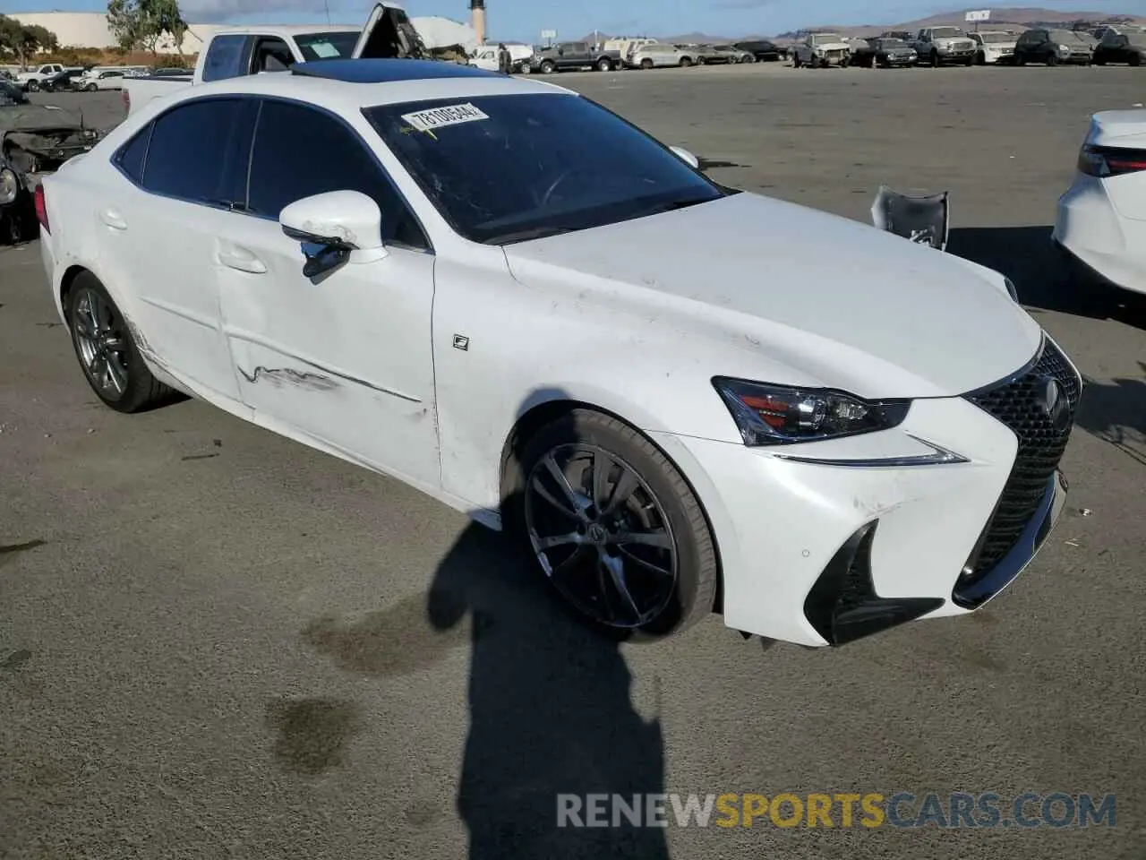 4 Photograph of a damaged car JTHBA1D27K5098830 LEXUS IS 2019