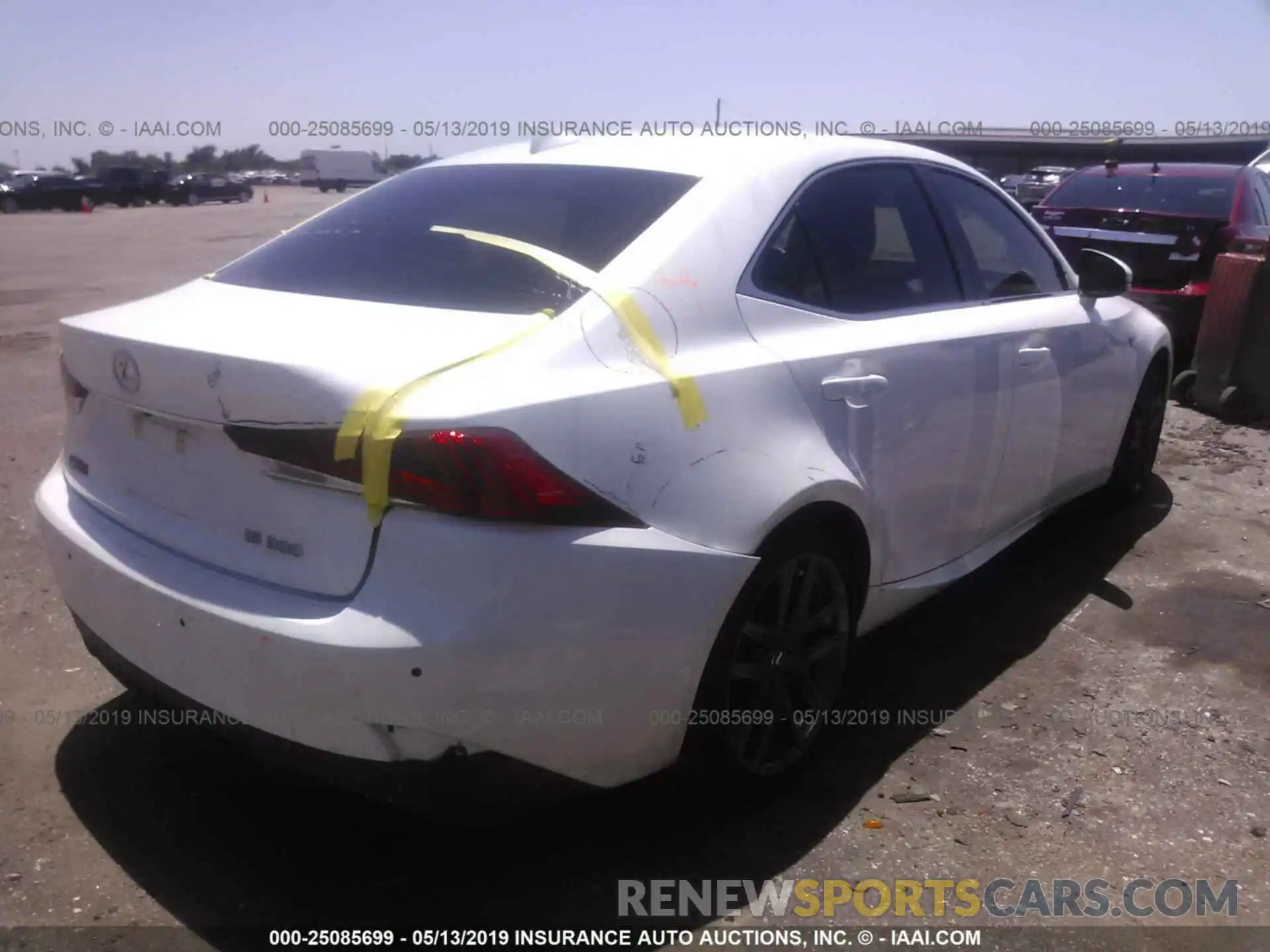 4 Photograph of a damaged car JTHBA1D28K5085584 LEXUS IS 2019