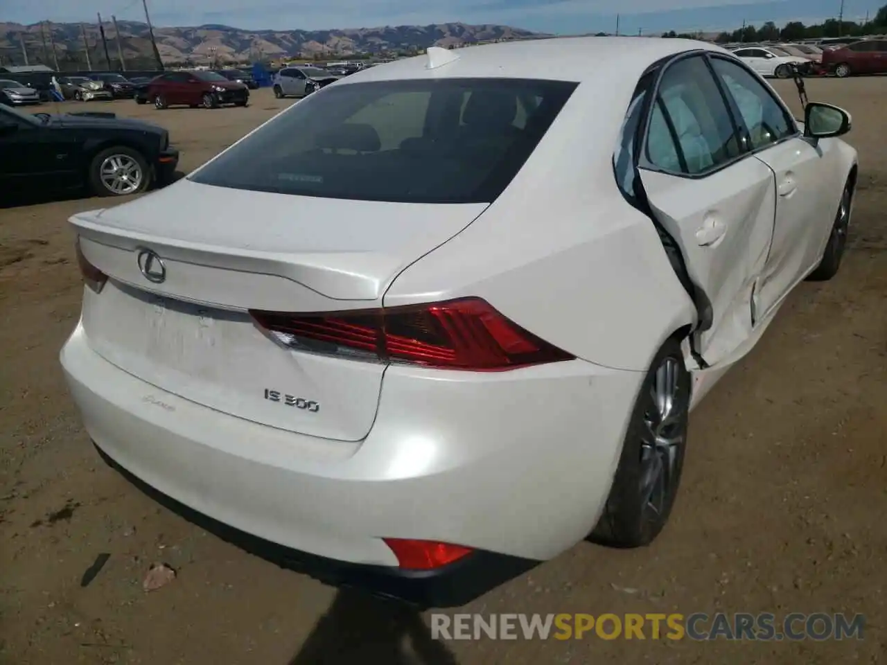 4 Photograph of a damaged car JTHBA1D28K5086931 LEXUS IS 2019