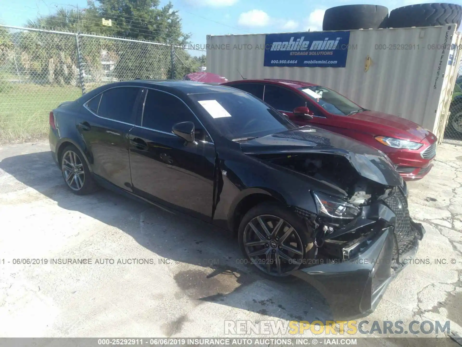 1 Photograph of a damaged car JTHBA1D28K5090686 LEXUS IS 2019