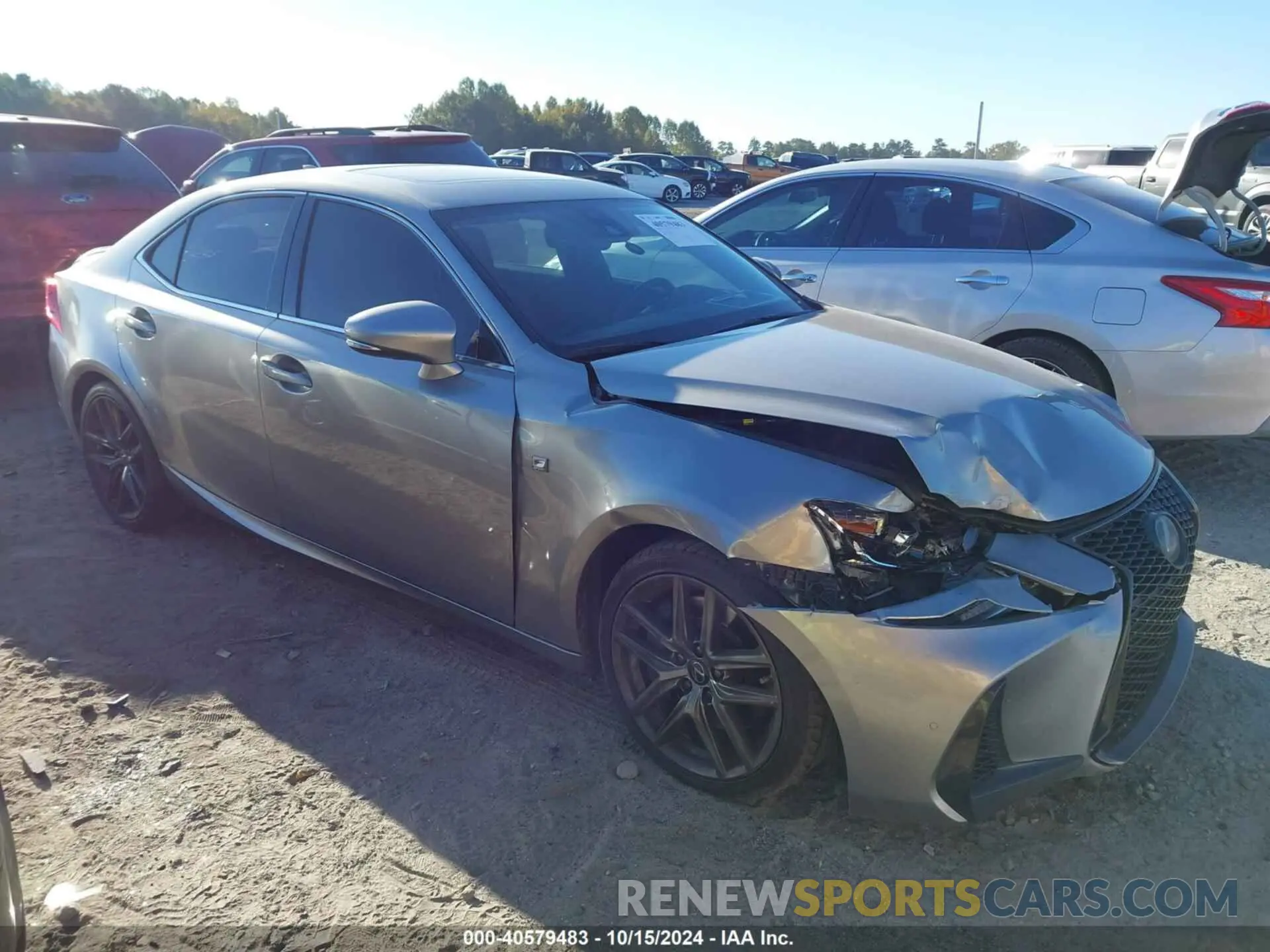 1 Photograph of a damaged car JTHBA1D28K5090901 LEXUS IS 2019