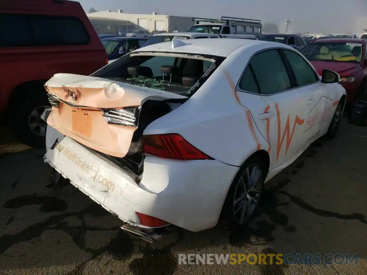 4 Photograph of a damaged car JTHBA1D28K5091997 LEXUS IS 2019