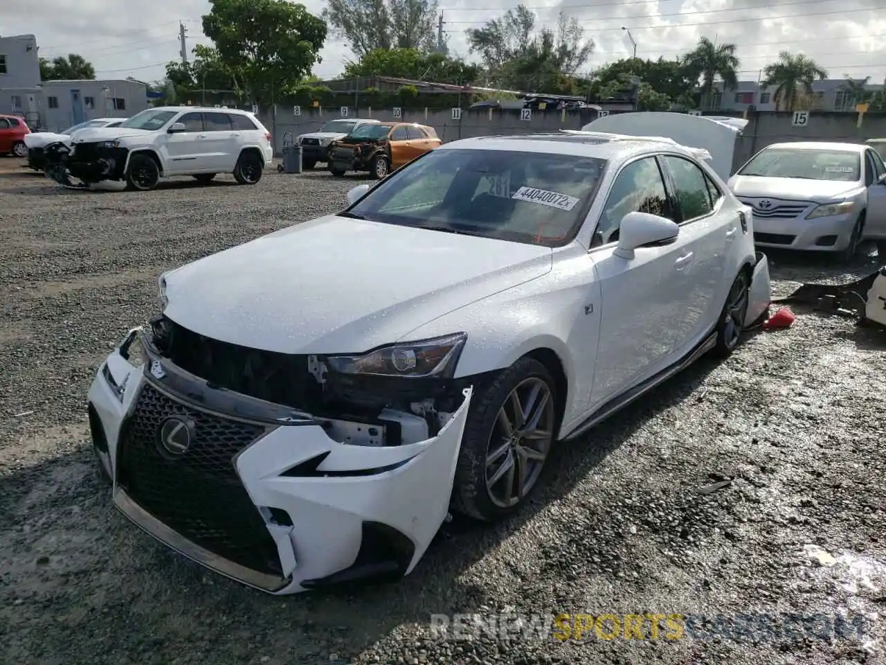 2 Photograph of a damaged car JTHBA1D28K5093846 LEXUS IS 2019