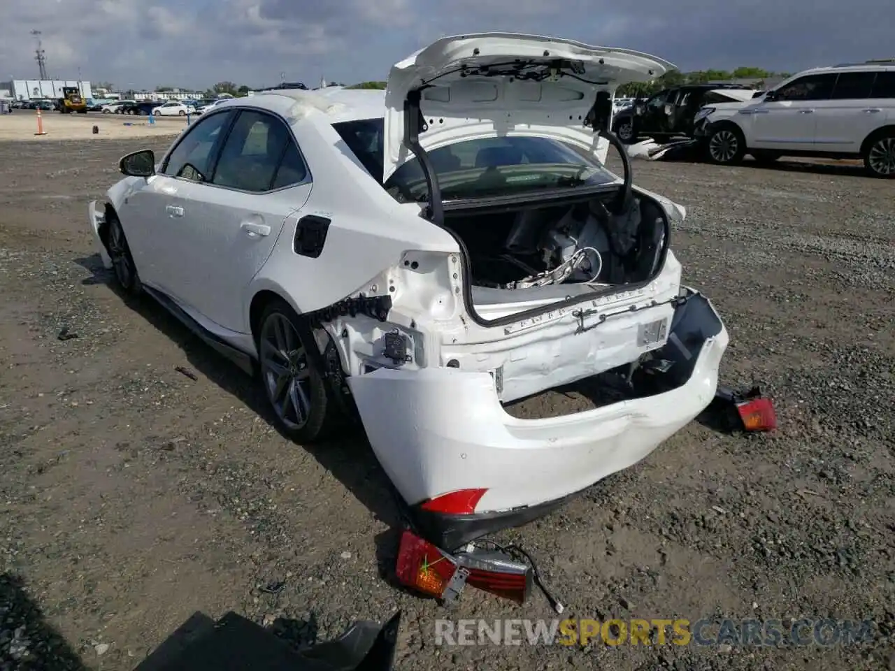 3 Photograph of a damaged car JTHBA1D28K5093846 LEXUS IS 2019