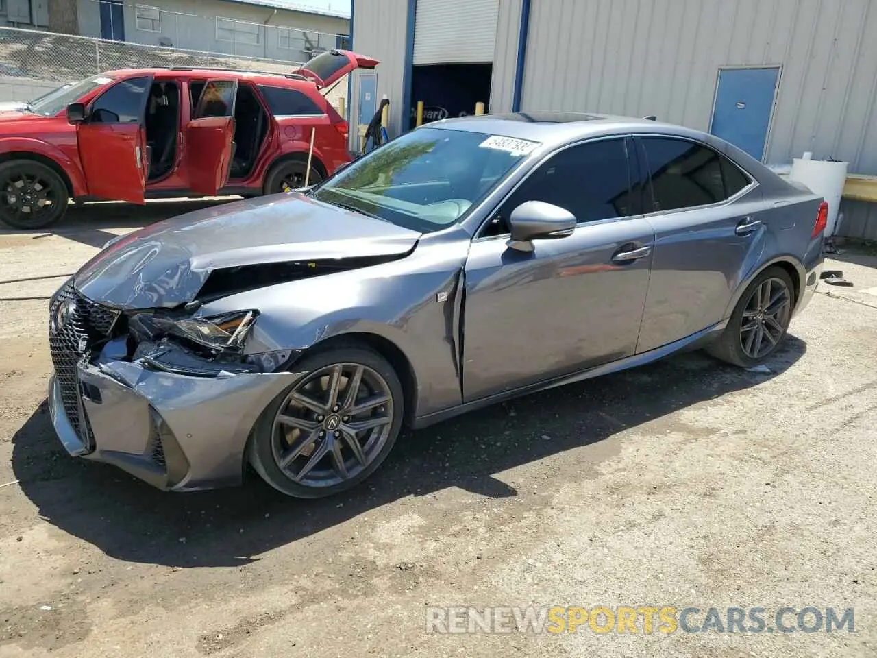 1 Photograph of a damaged car JTHBA1D28K5096956 LEXUS IS 2019