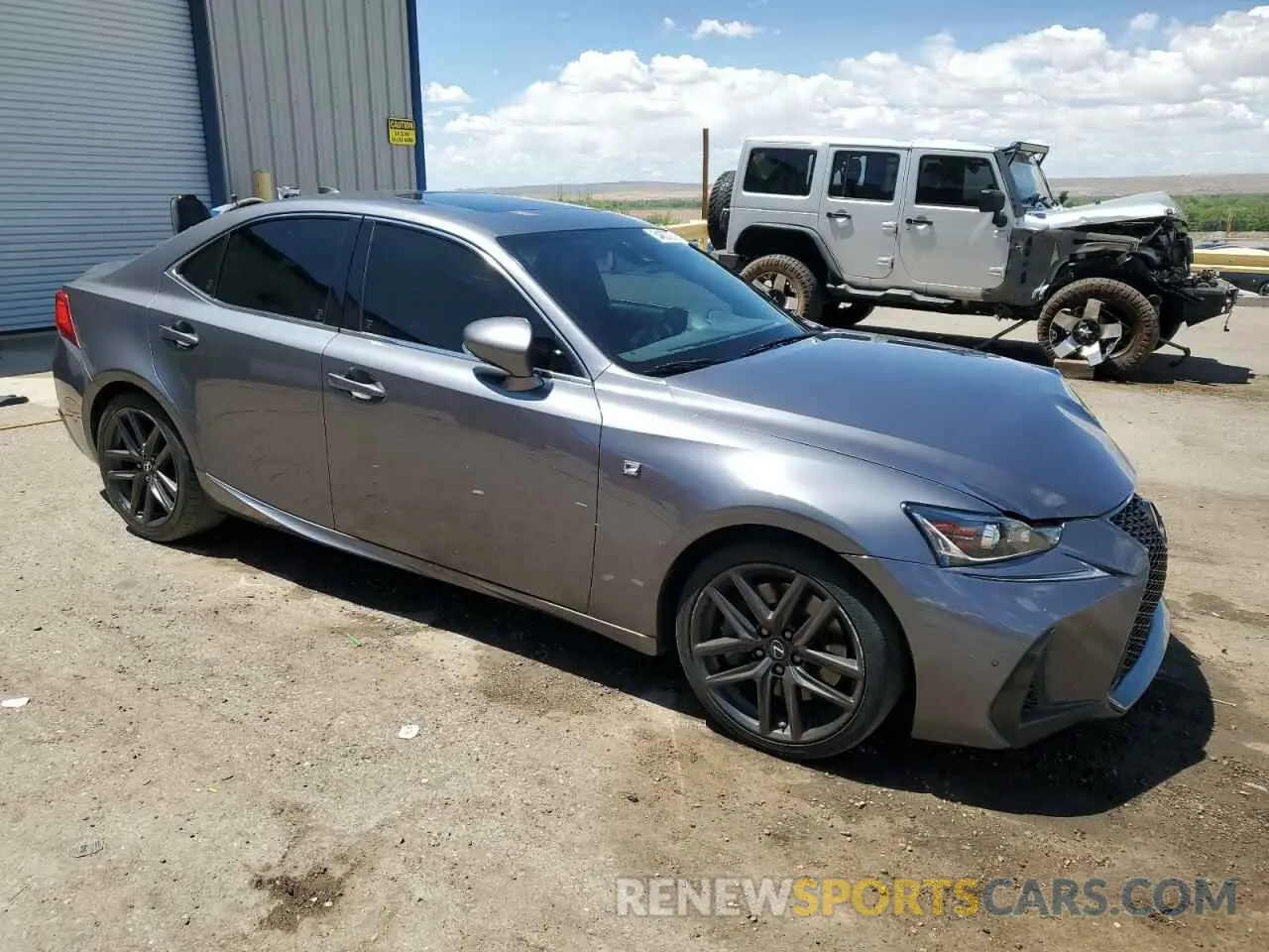 4 Photograph of a damaged car JTHBA1D28K5096956 LEXUS IS 2019