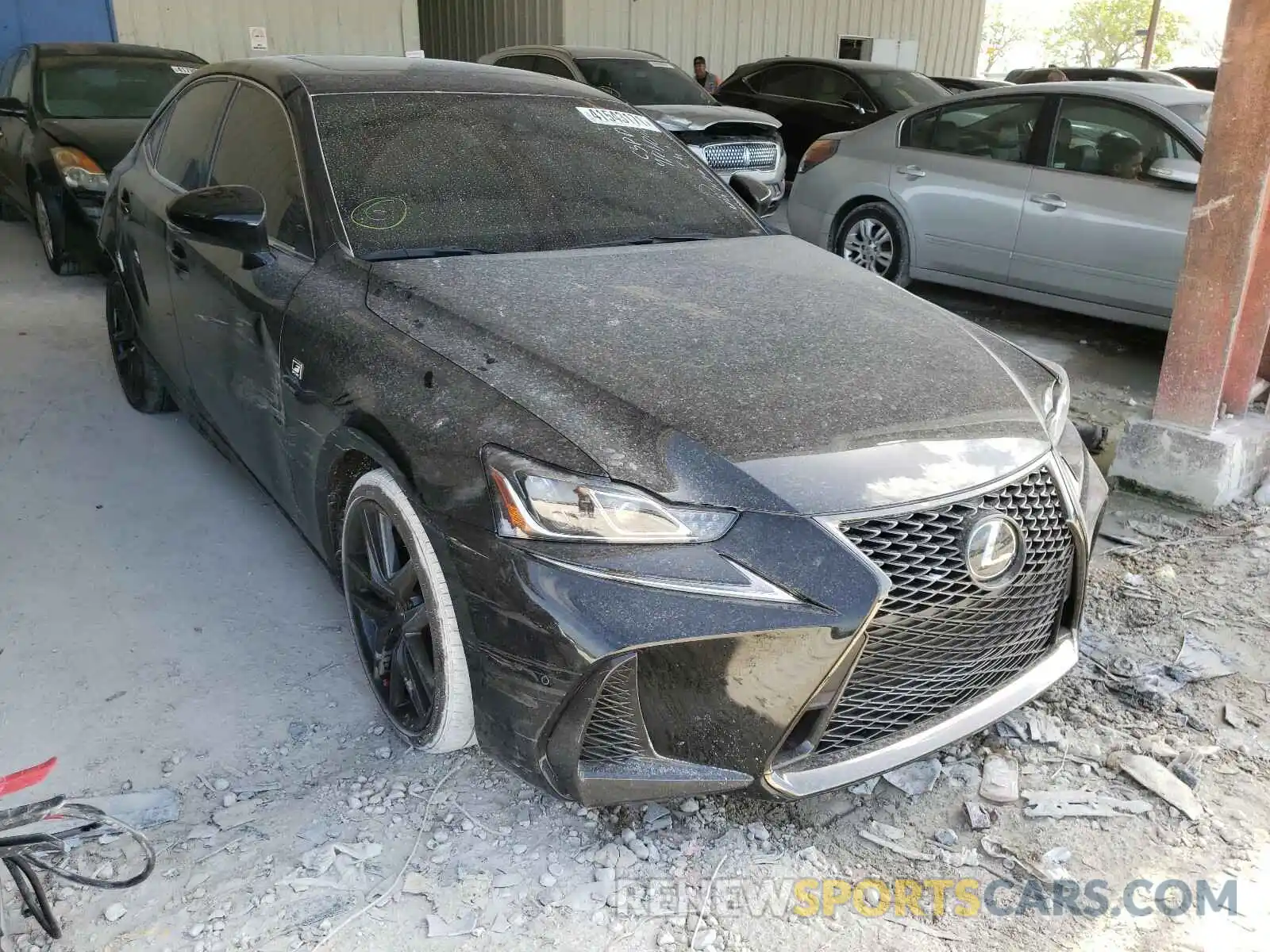 1 Photograph of a damaged car JTHBA1D28K5097170 LEXUS IS 2019