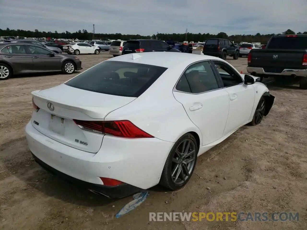 4 Photograph of a damaged car JTHBA1D28K5099369 LEXUS IS 2019