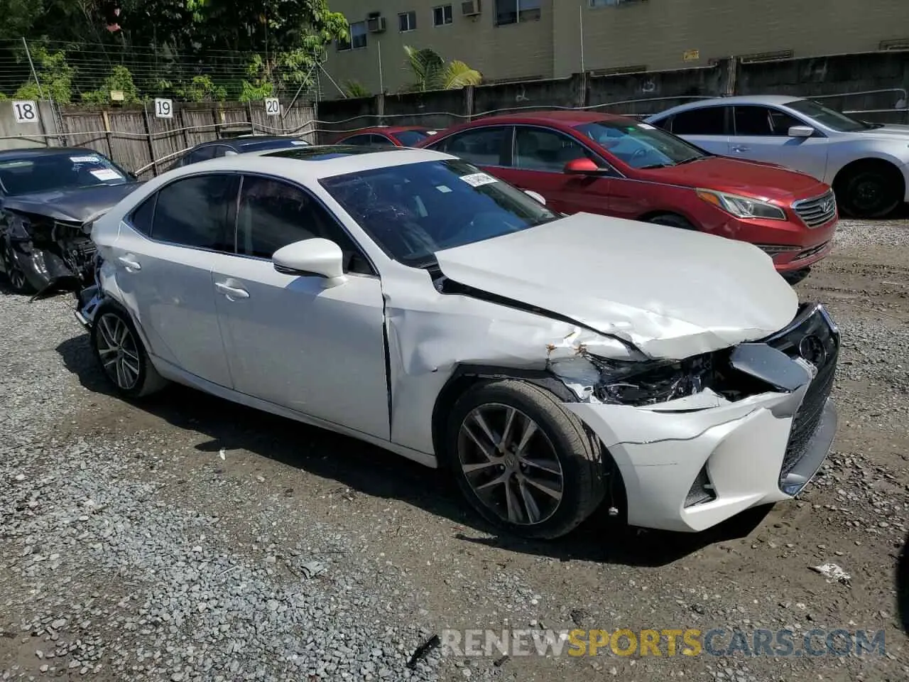 4 Photograph of a damaged car JTHBA1D29K5086792 LEXUS IS 2019