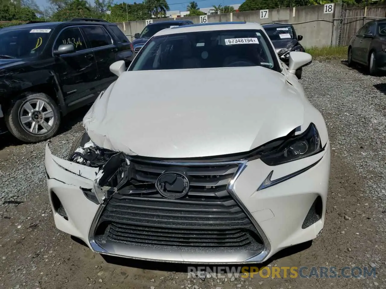 5 Photograph of a damaged car JTHBA1D29K5086792 LEXUS IS 2019