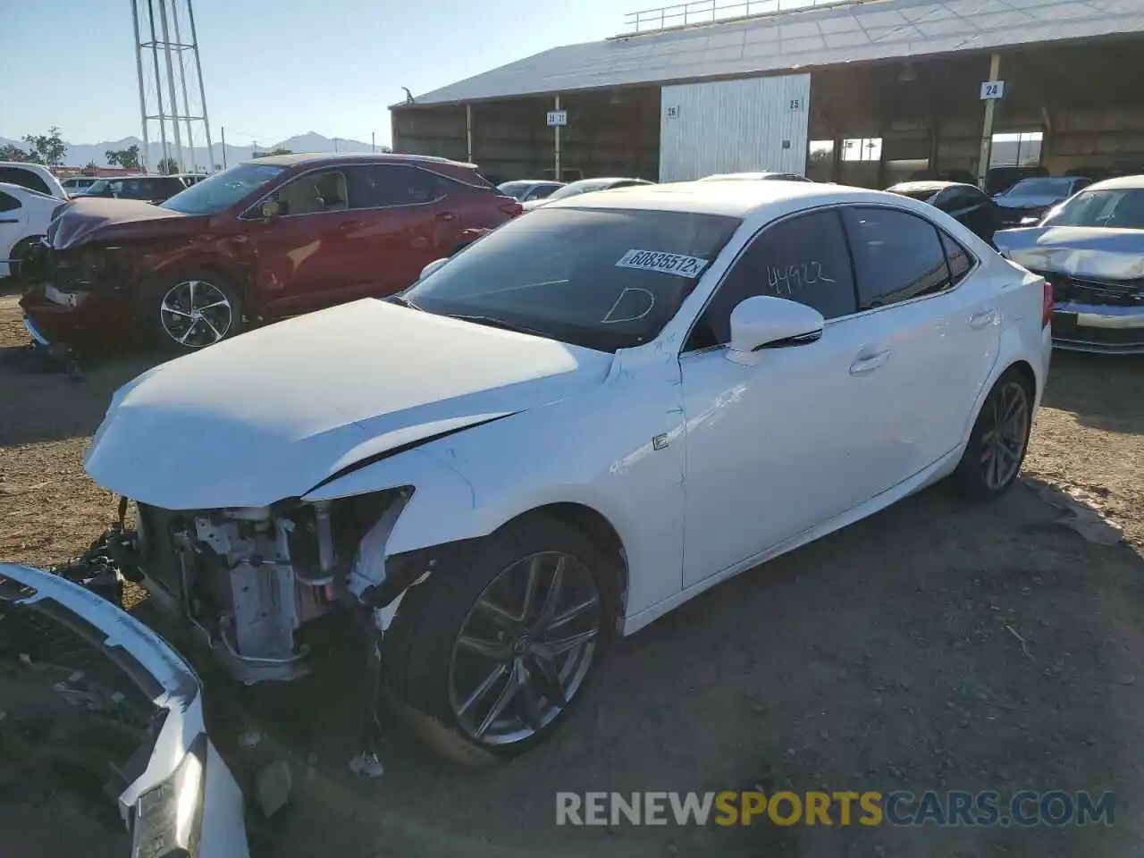 2 Photograph of a damaged car JTHBA1D29K5087067 LEXUS IS 2019