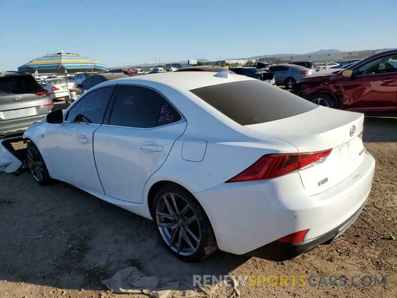 3 Photograph of a damaged car JTHBA1D29K5087067 LEXUS IS 2019