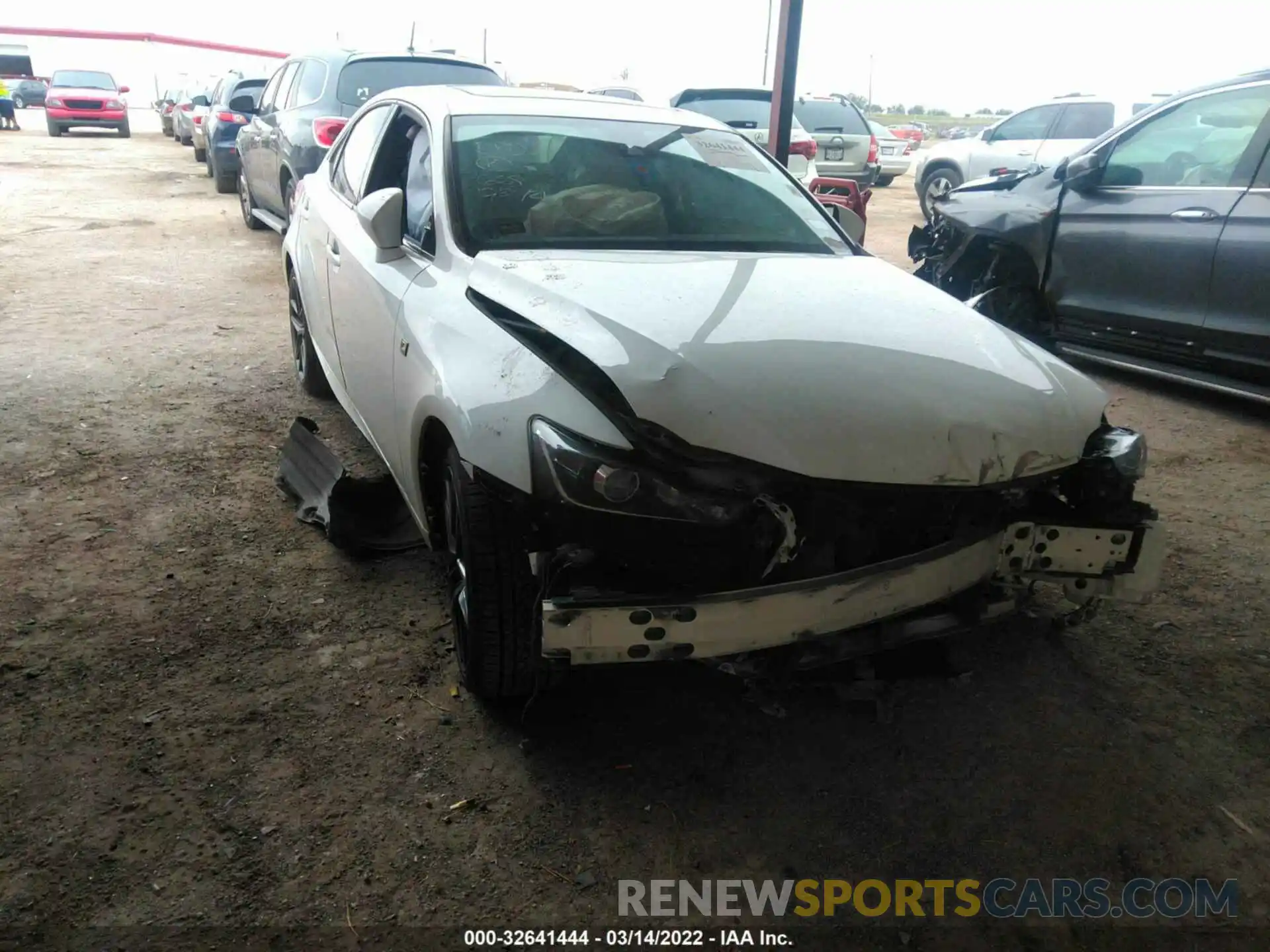 1 Photograph of a damaged car JTHBA1D29K5089983 LEXUS IS 2019