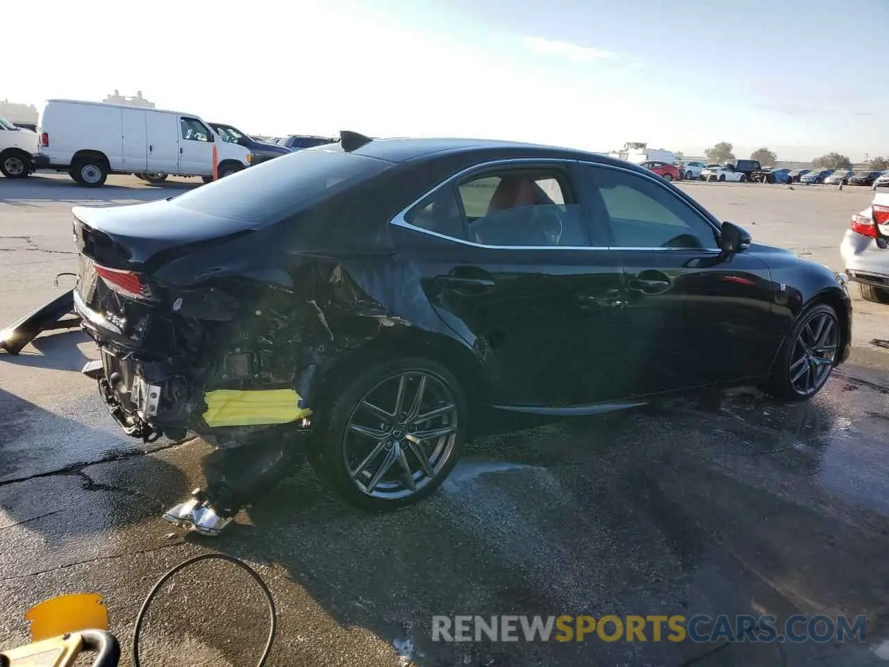 3 Photograph of a damaged car JTHBA1D29K5090759 LEXUS IS 2019