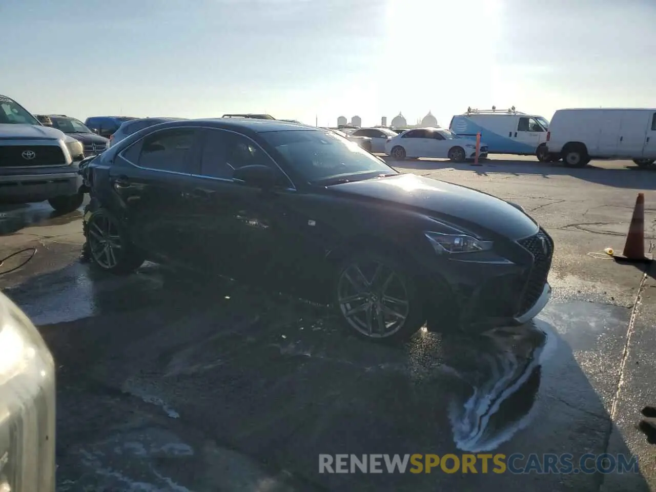4 Photograph of a damaged car JTHBA1D29K5090759 LEXUS IS 2019
