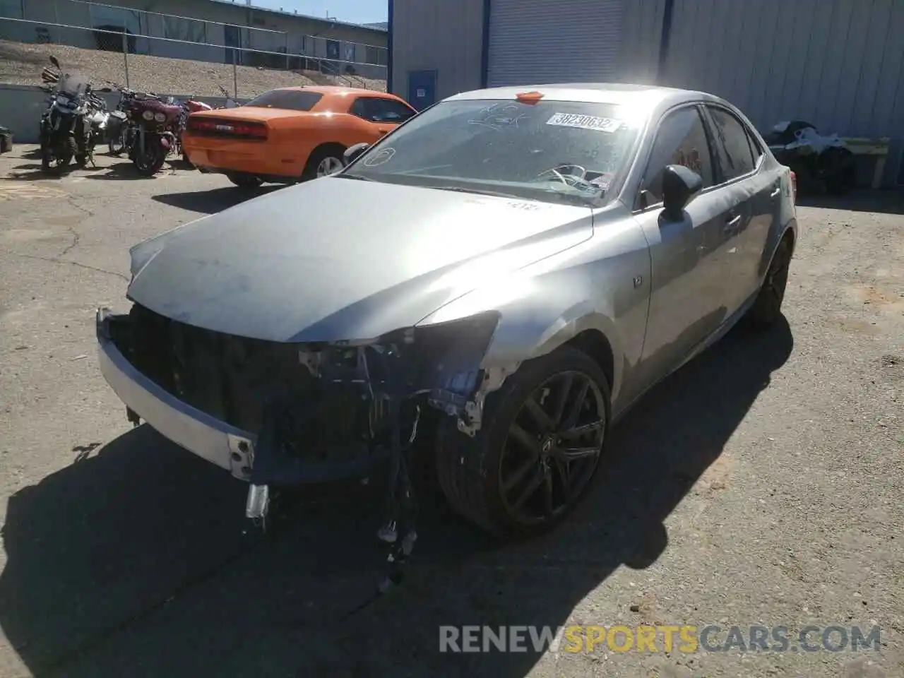 2 Photograph of a damaged car JTHBA1D29K5096237 LEXUS IS 2019