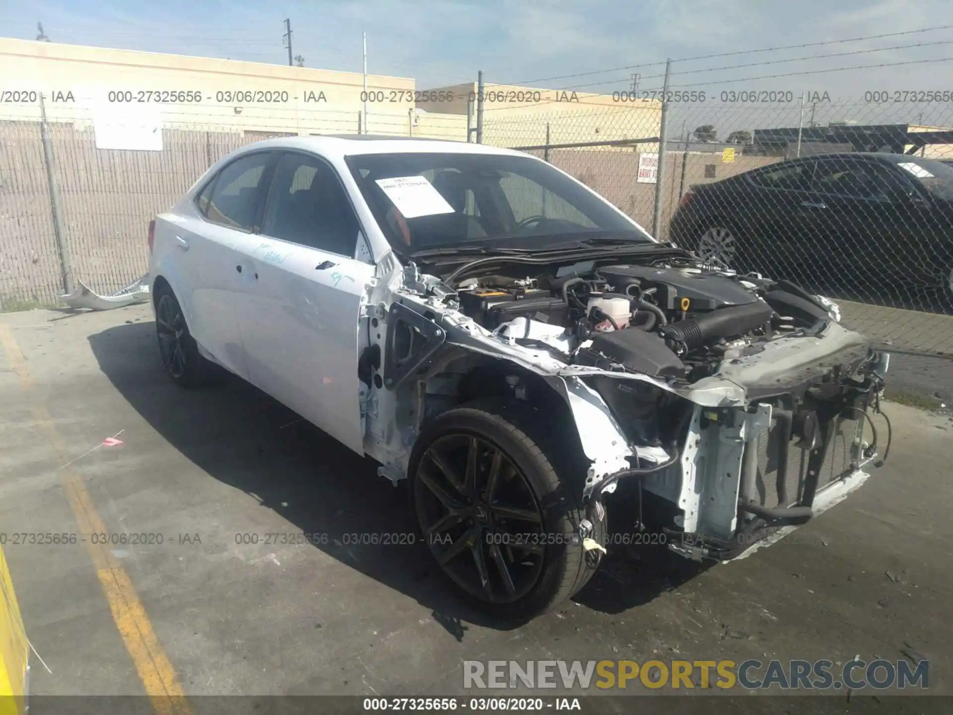 1 Photograph of a damaged car JTHBA1D29K5098179 LEXUS IS 2019