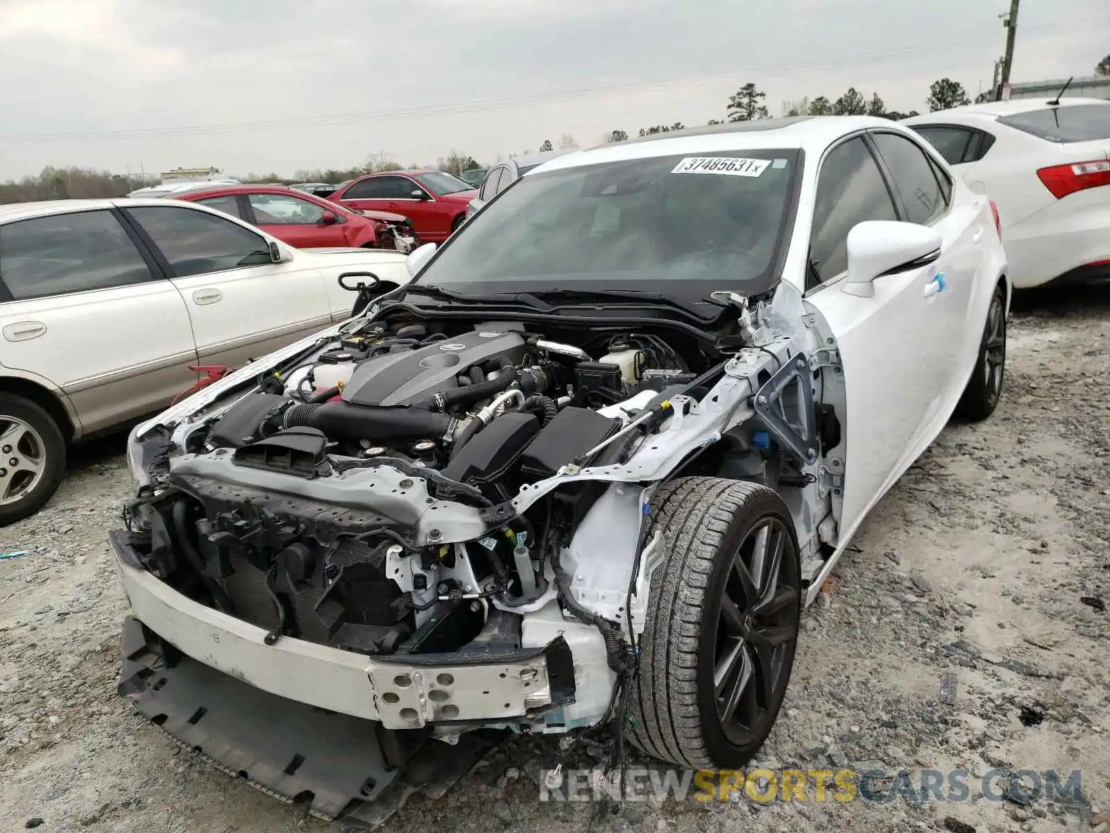 2 Photograph of a damaged car JTHBA1D2XK5084856 LEXUS IS 2019